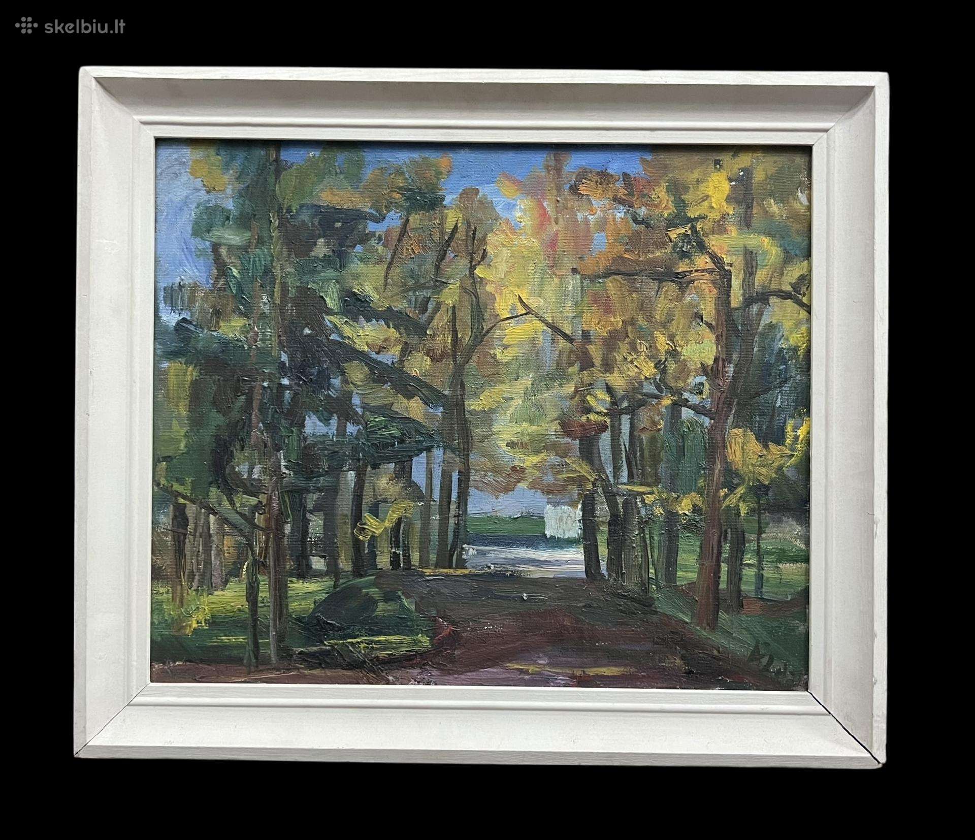 Adelės Žulytės paveikslas „Rudens takas“