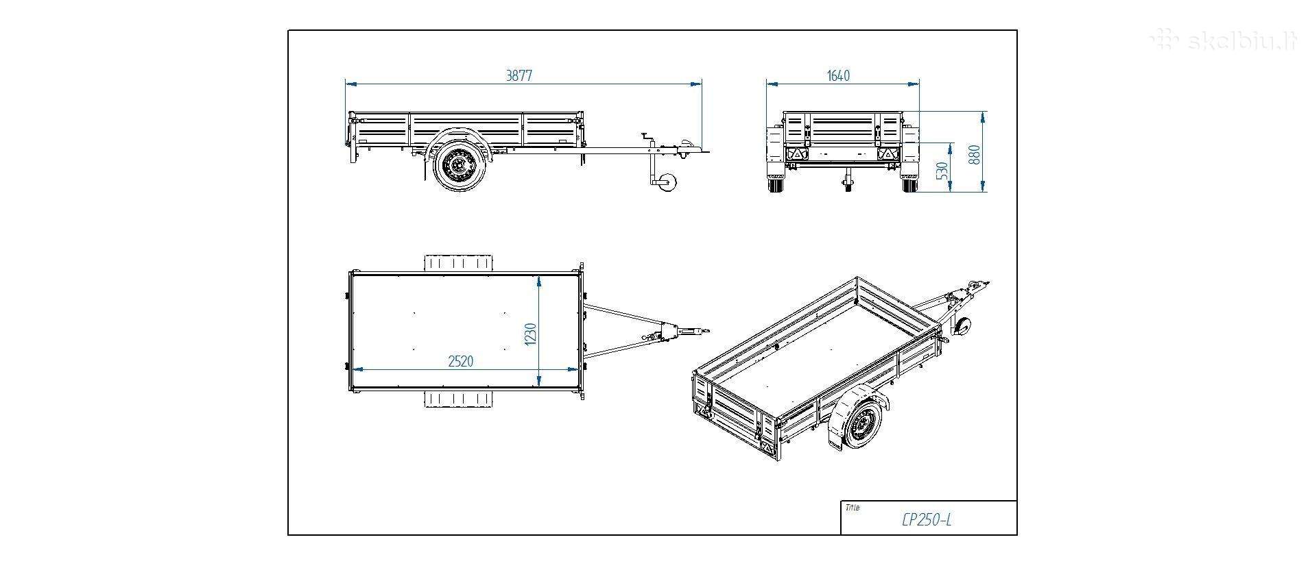 Tiki Treiler, passenger car trailers