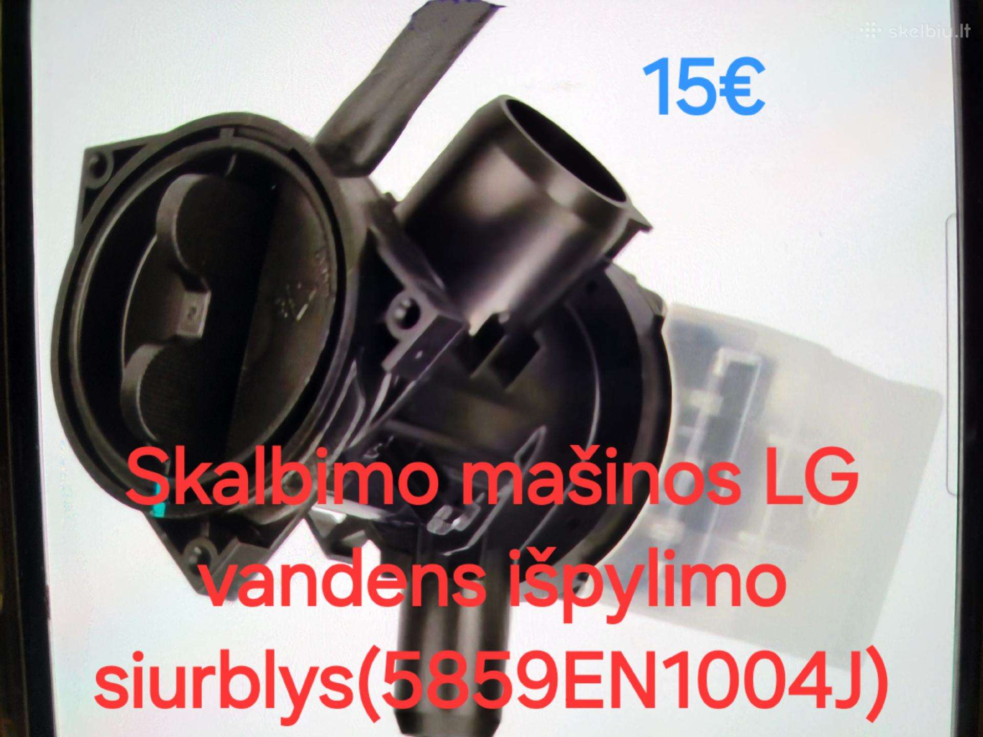 Skalbimo mašinos LG dalys