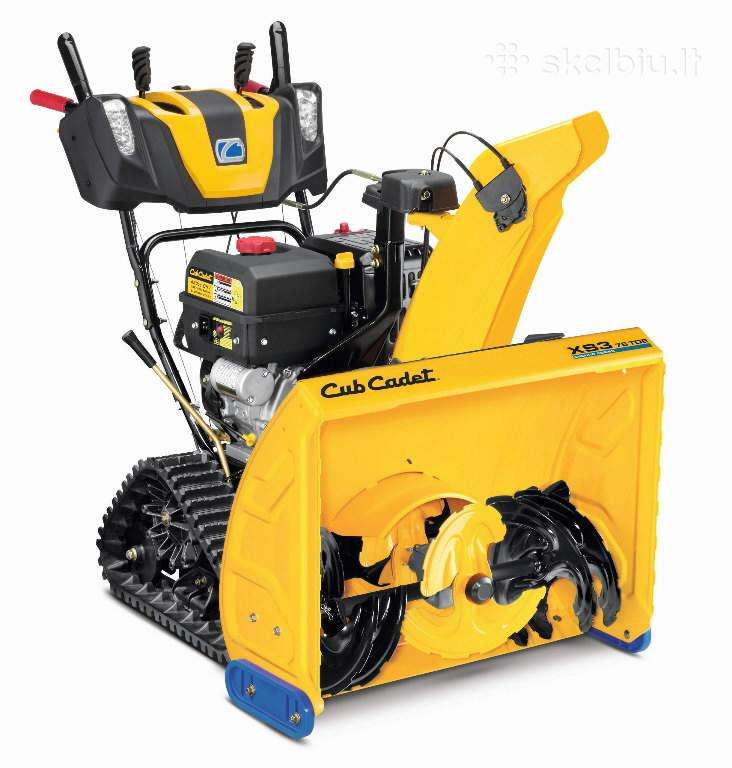 Premium klasės sniego valytuvai Cubcadet !