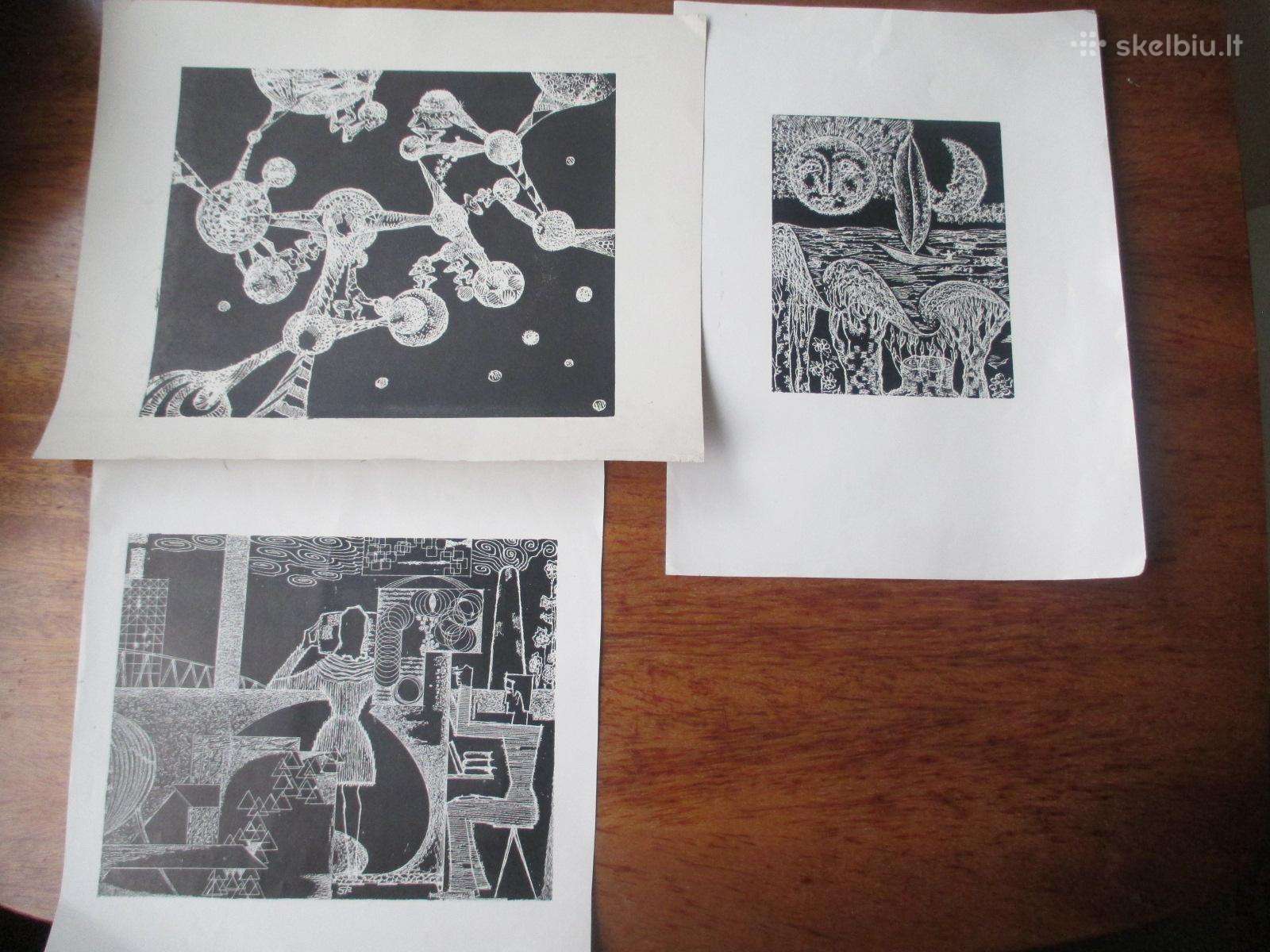 Stasys Povilaitis. Grafika kosmoso tema 3.