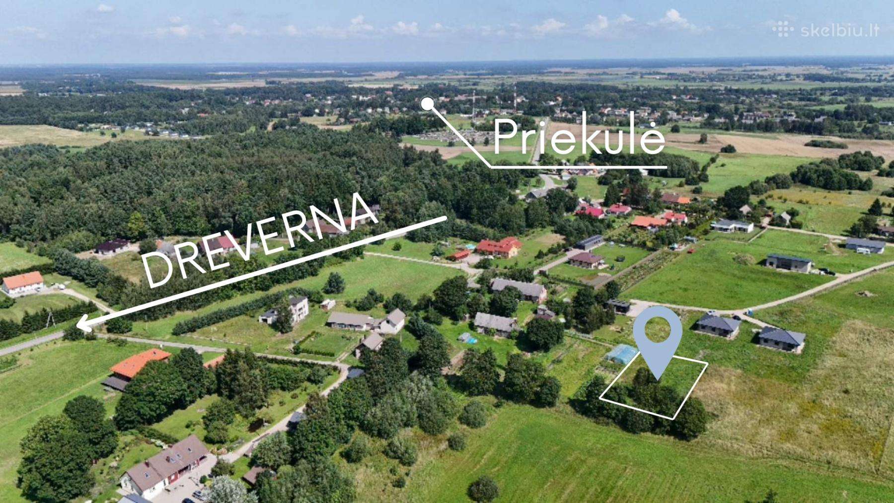 Namų valdos sklypas Pangesų k. Priekulės sen.