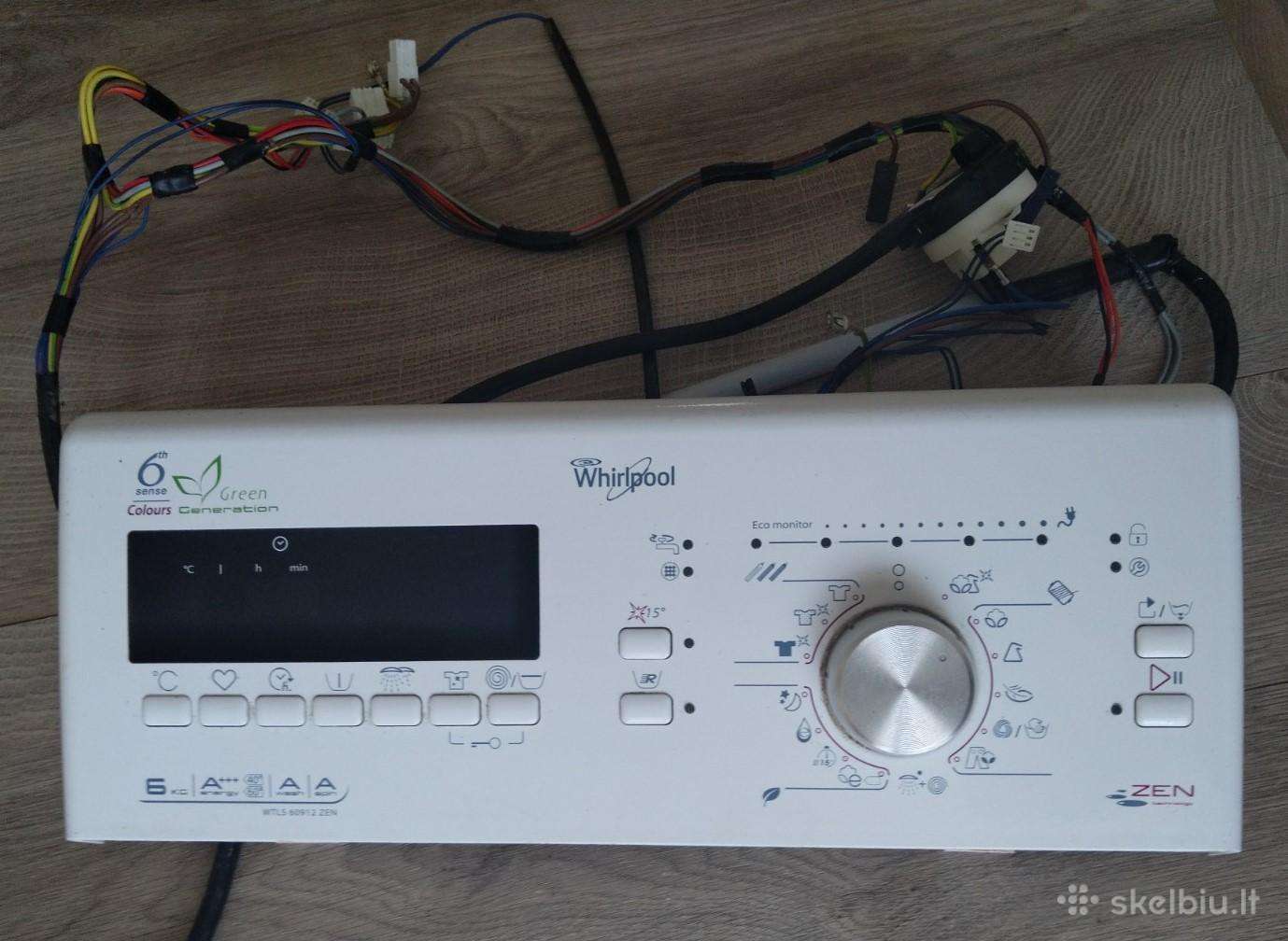 Skalbimo mašinos Whirlpool Wtls 60912 Zen dalys