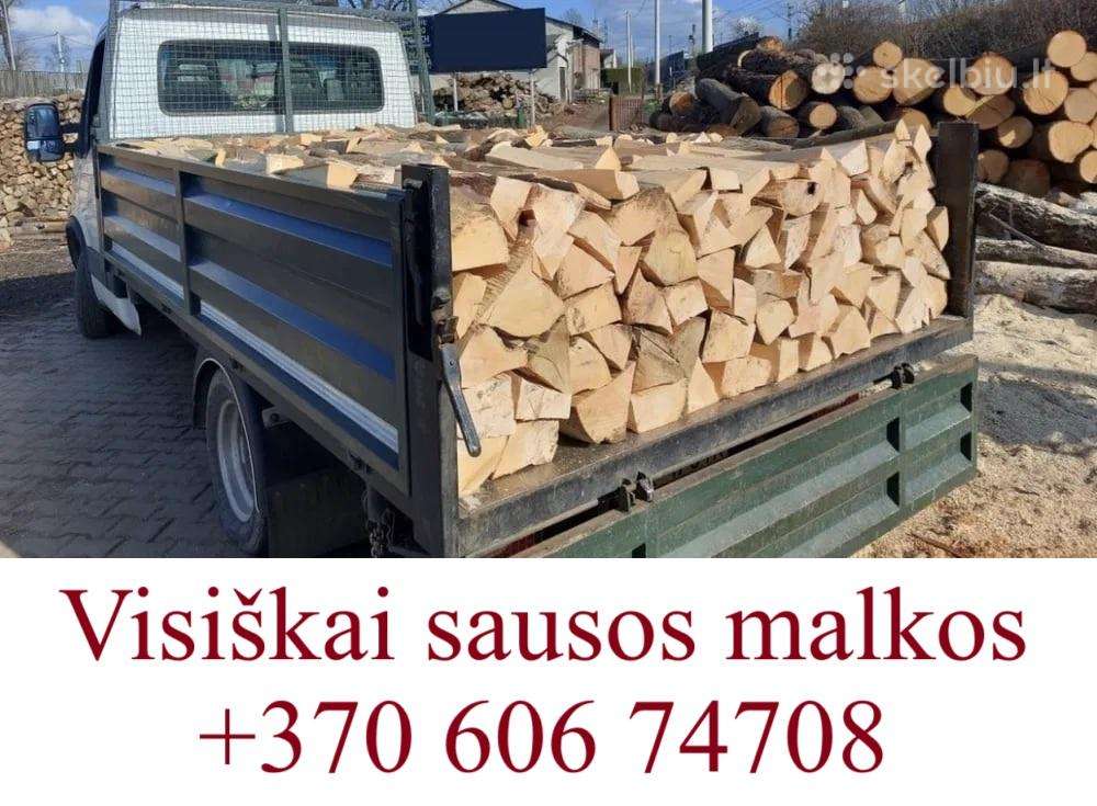 0606 74708 Šių metų skaldymo malkos Vilniuje
