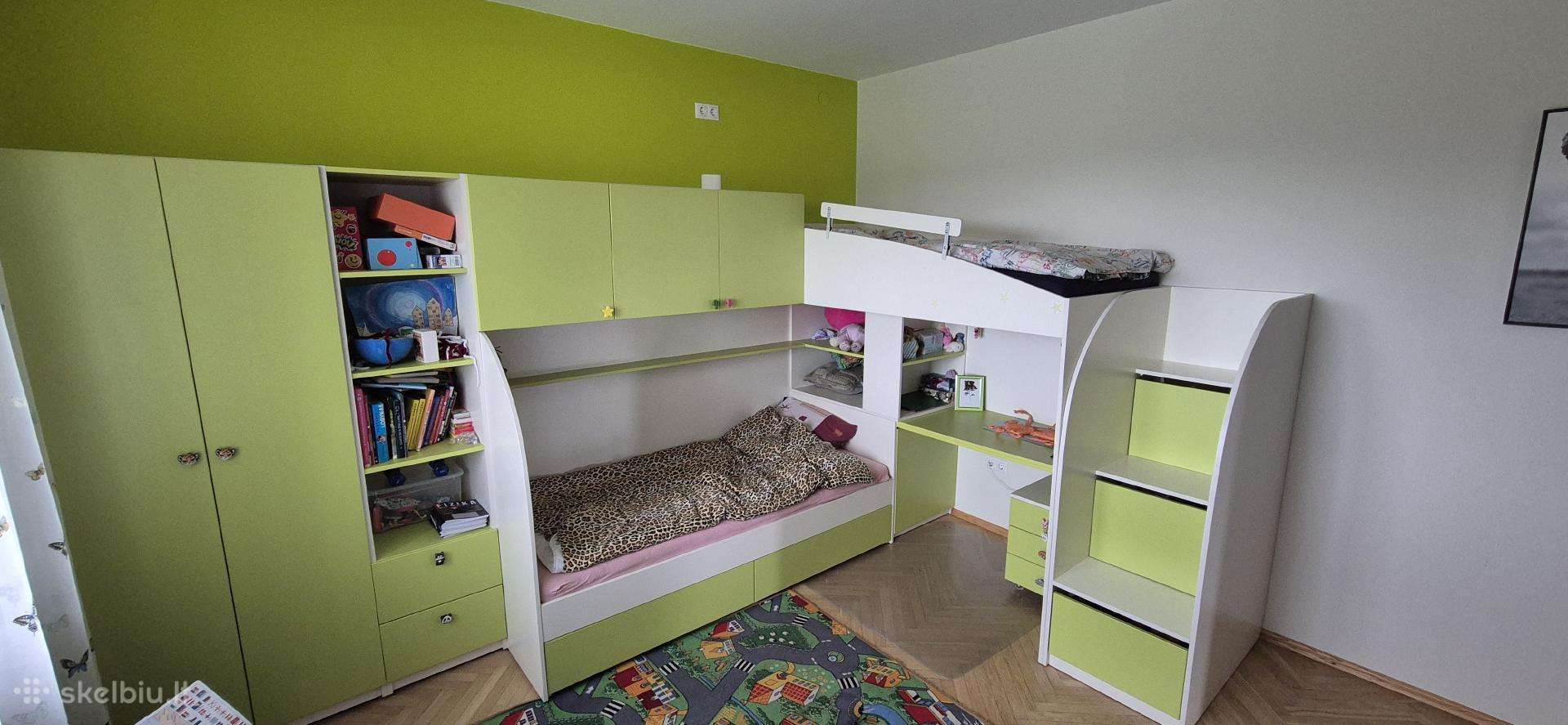 Vaikų kambario baldai. Puikios būklės.