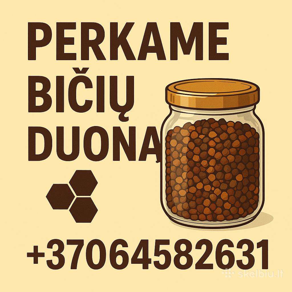 Perku bičių duonelę