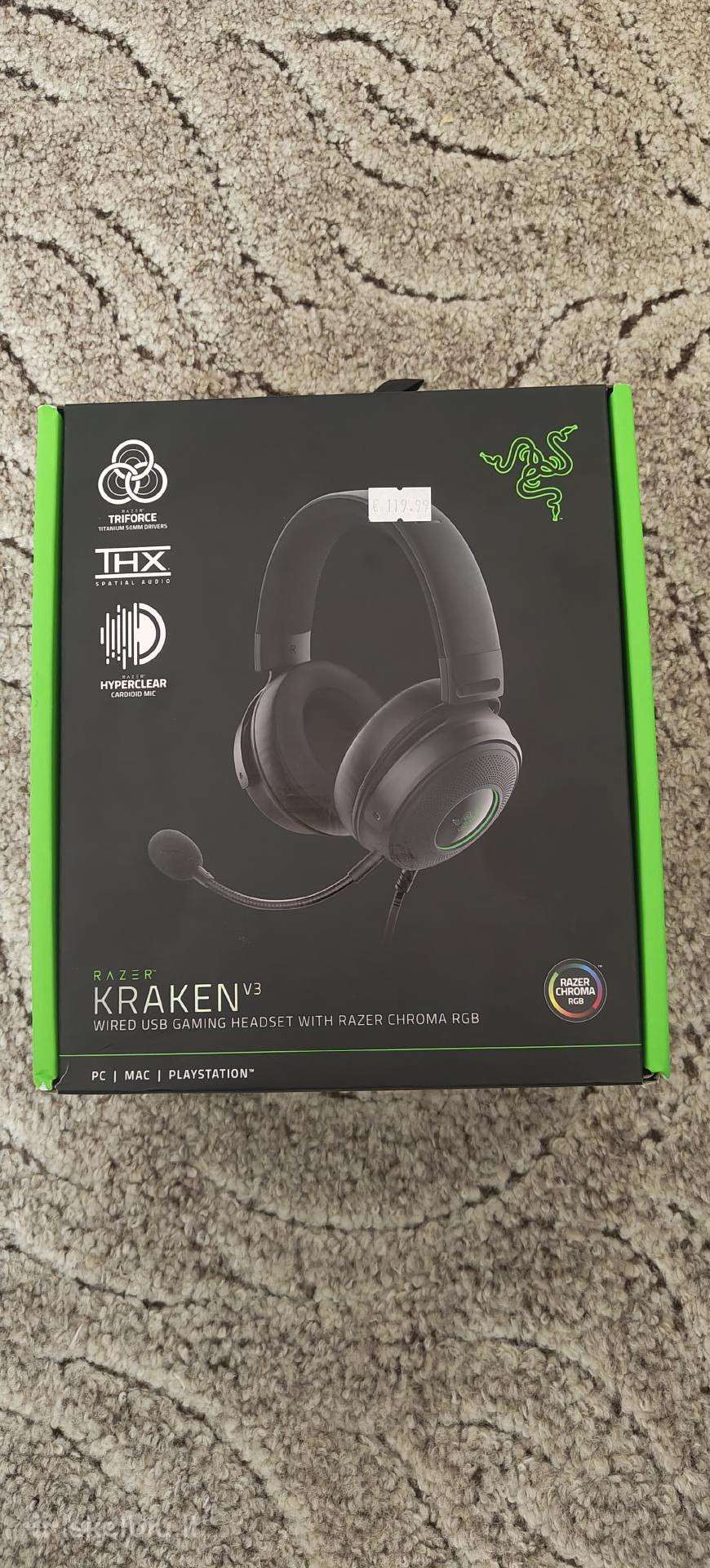 Razer kraken v3 Rgb gaming headset