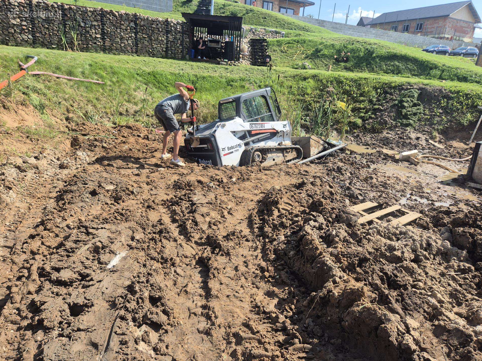 Bobcat 550, statybos transporto nuoma