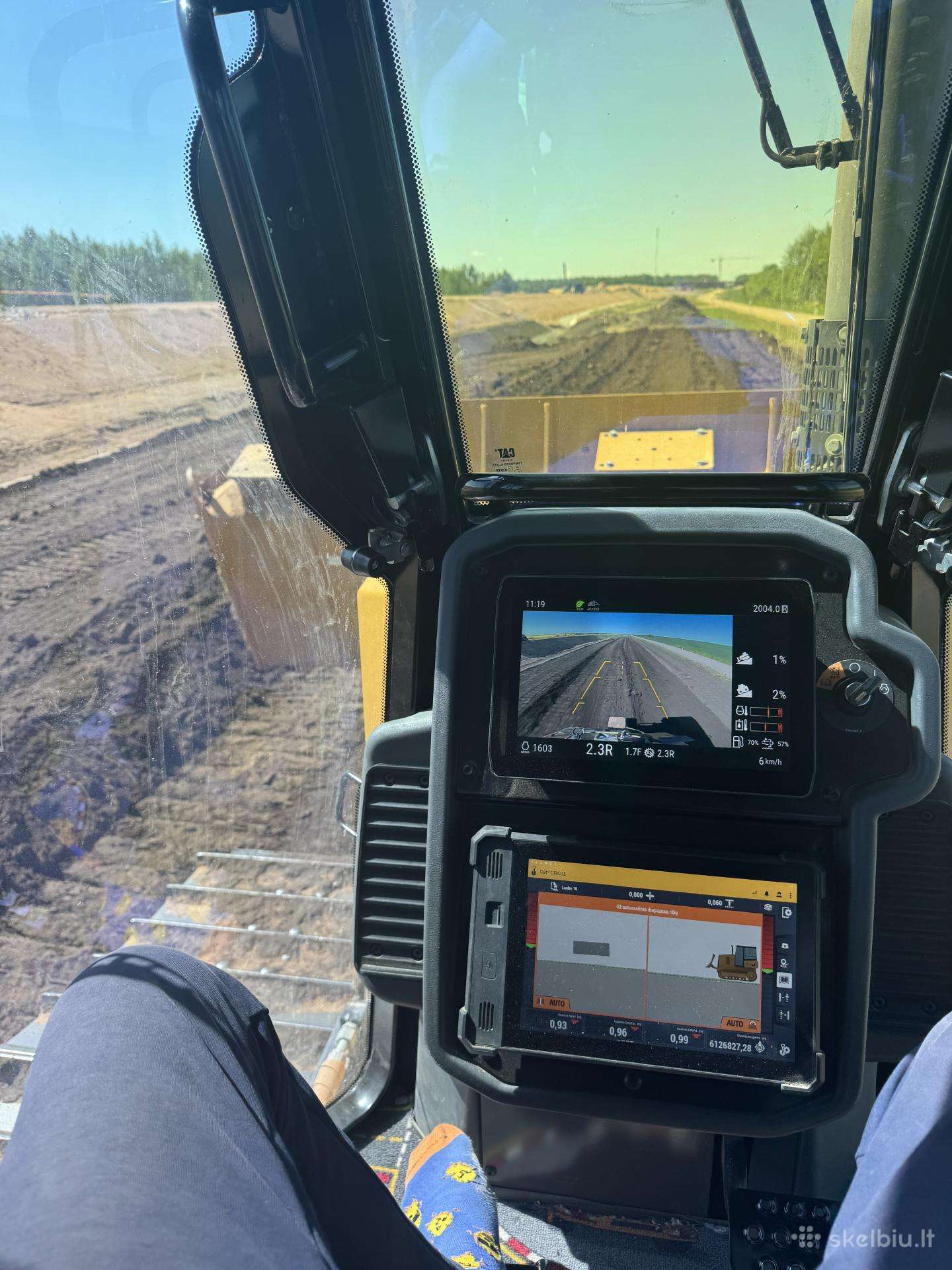 Cat D4, statybos transporto nuoma