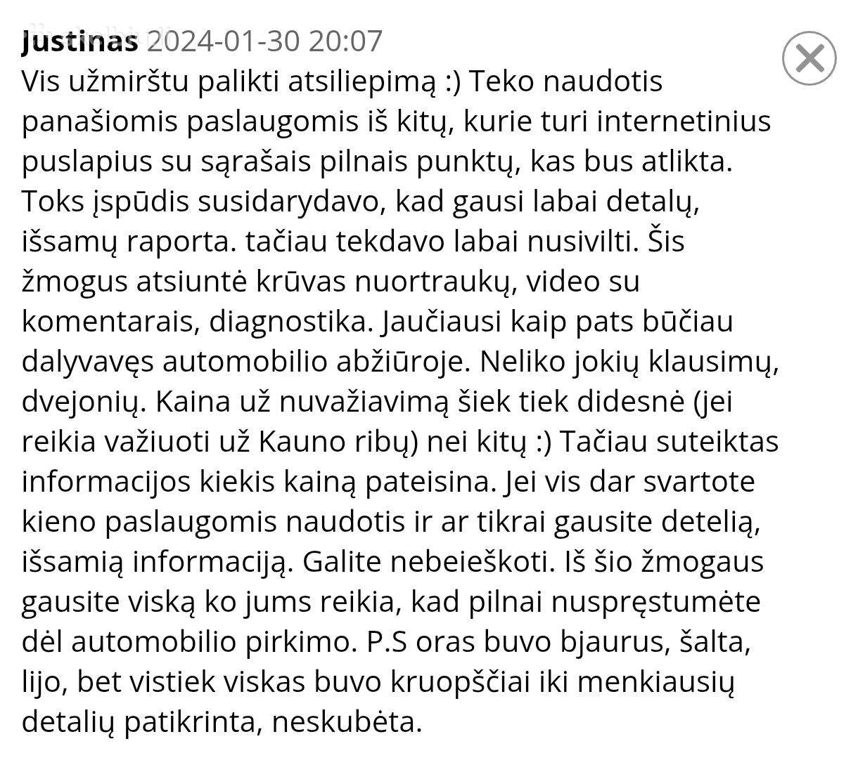 Autopatikra Vilniuje
