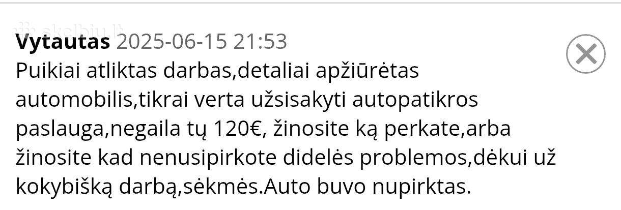 Autopatikra Vilniuje