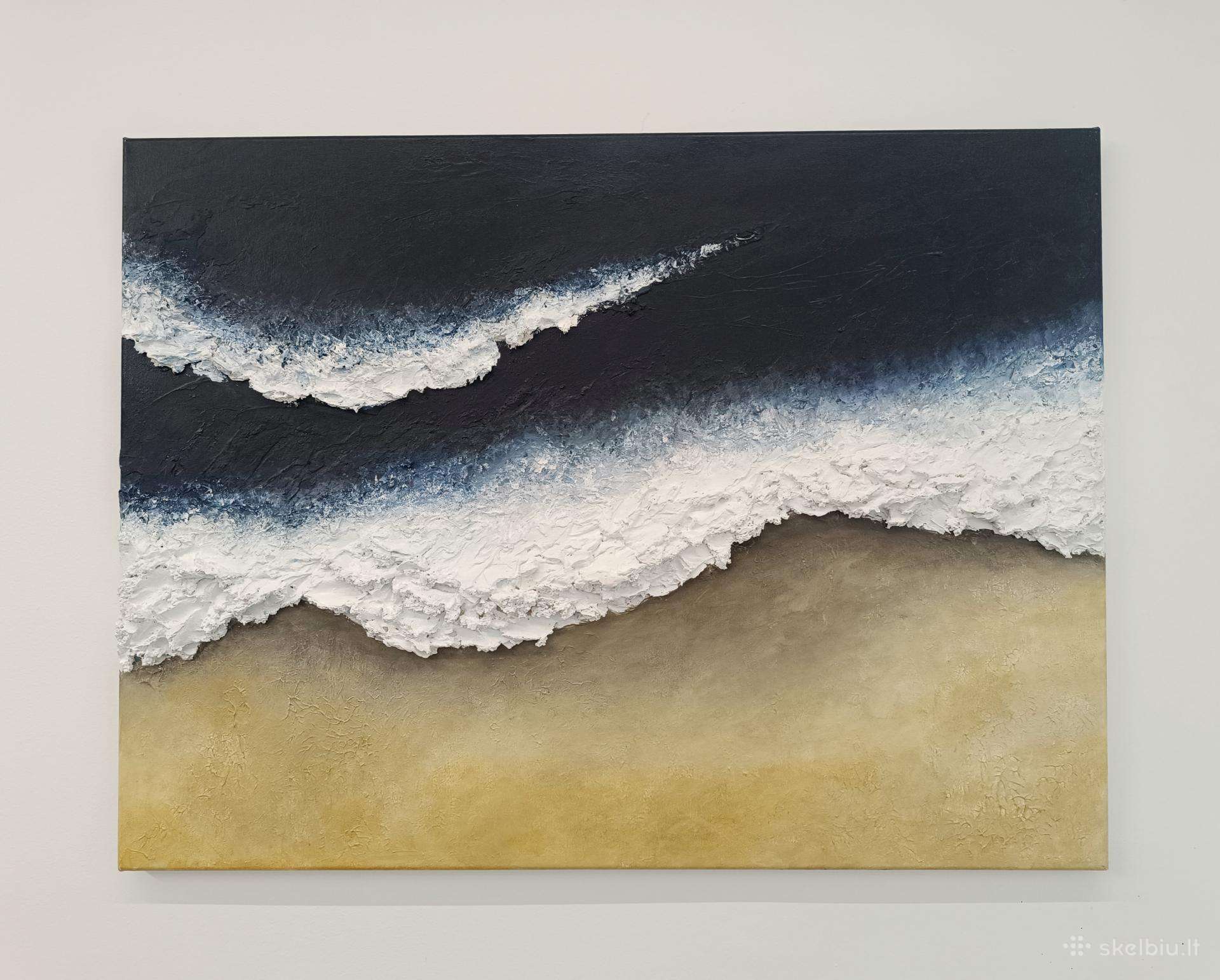 Drobė, mišrių technikų reljefinė tapyba. 80x60