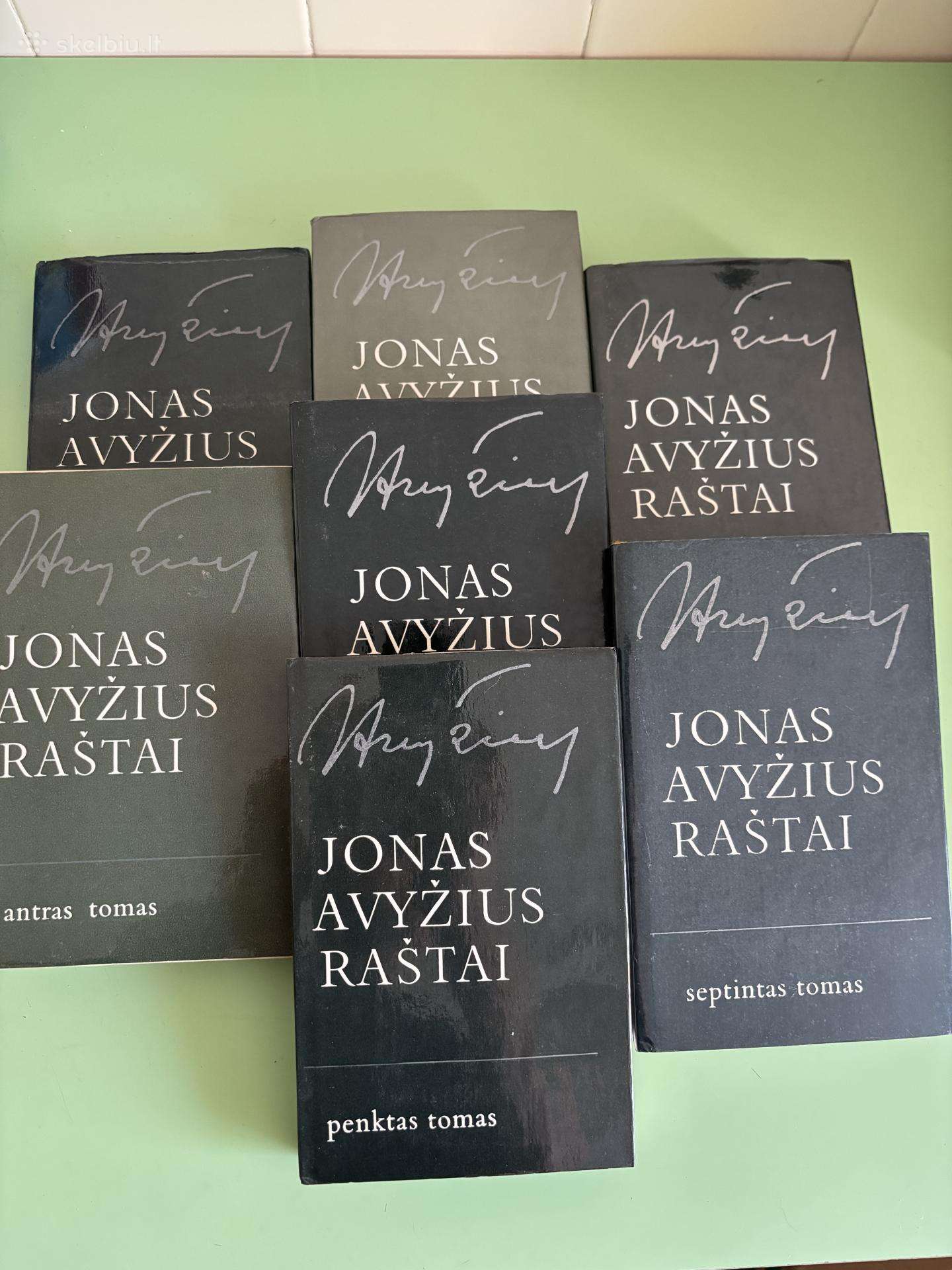 Jonas Avyžius "Raštai" 7 tomai 1983-1985 kolekcija