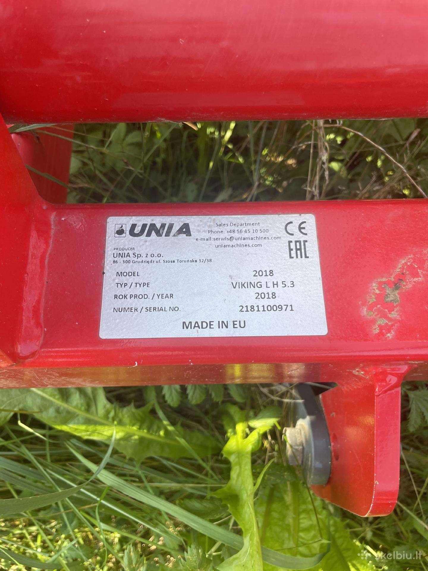 Unia Viking, kultivatoriai,akėčios