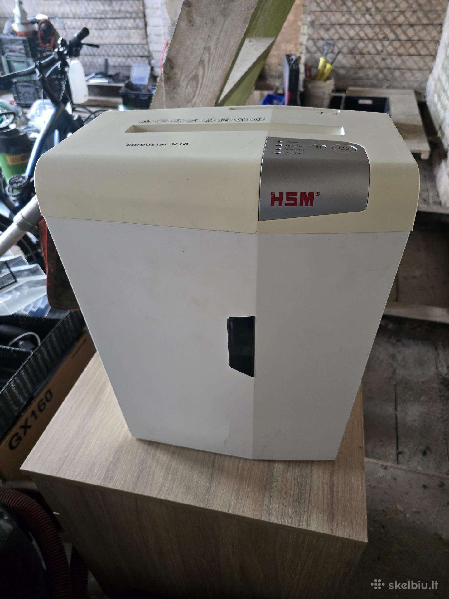 Dokumentų smulkintuvas Hsm Shredstar X10