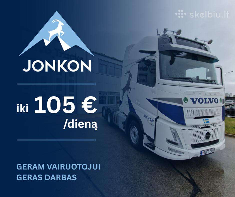 CE vairuotojas // Siūlo darbą