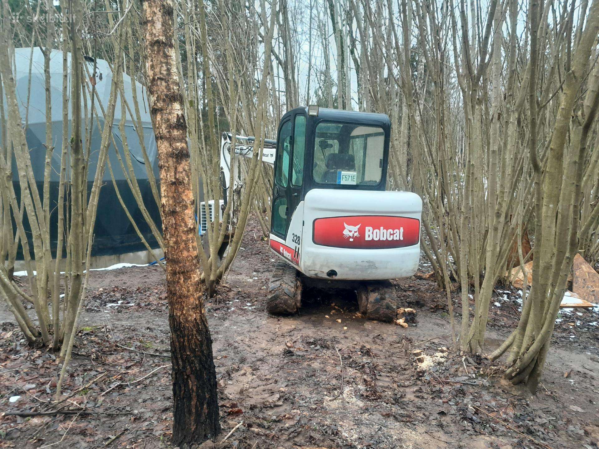 Bobcat 328, statybos transporto nuoma