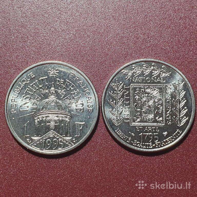 Prancūzija 1 frankas, 1995 200 metų Prancūzijos