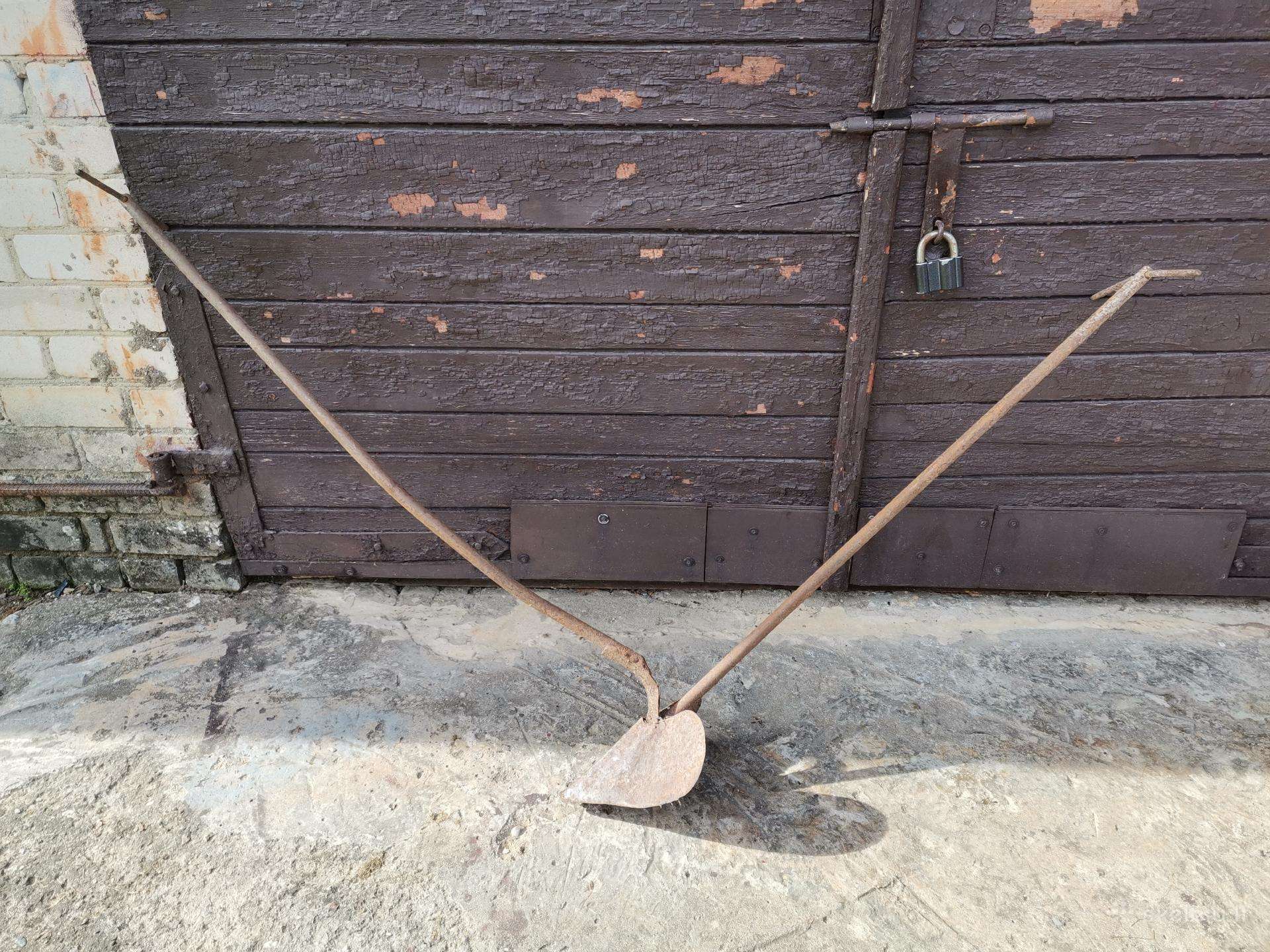 Metalinis senovinis bulvių vagotuvas