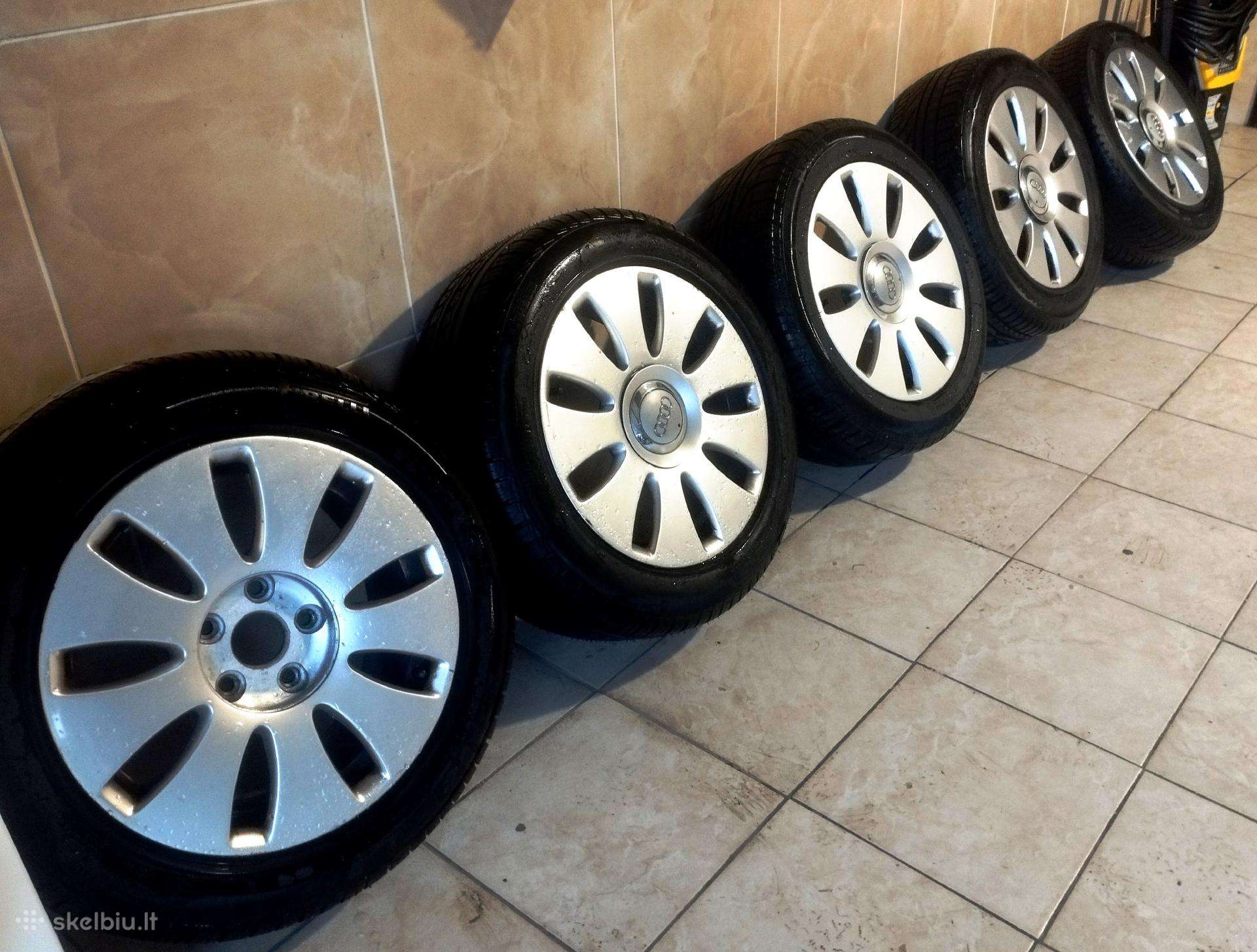 Parduodu 5 originalius Audi ratus R16 - J7h2 Et42