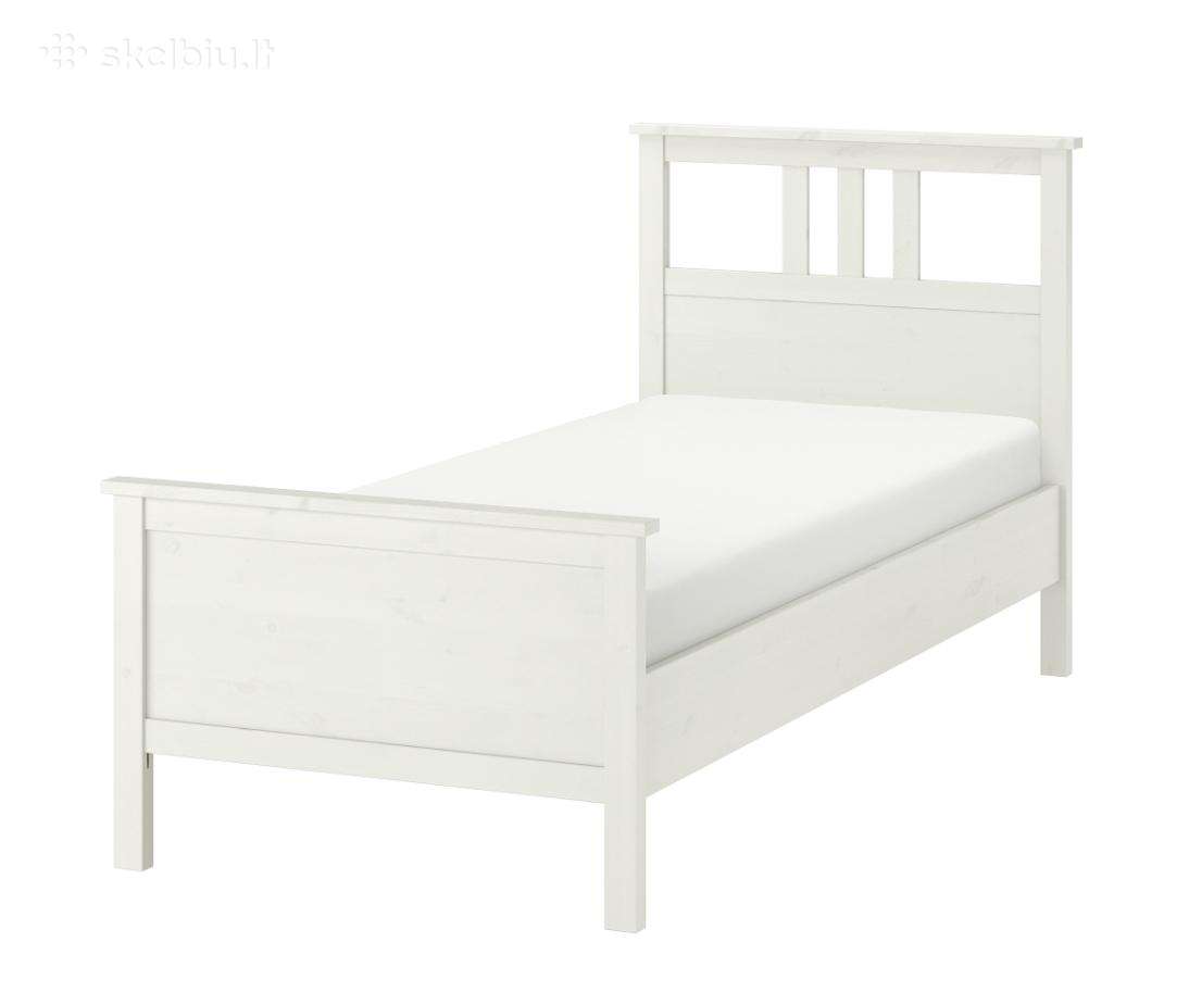 Ikea viengulė medinė lova Hemnes 90*200cm