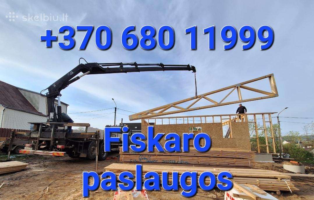 Fiskaro paslaugos,fiskaras,kranas manipuliatorius