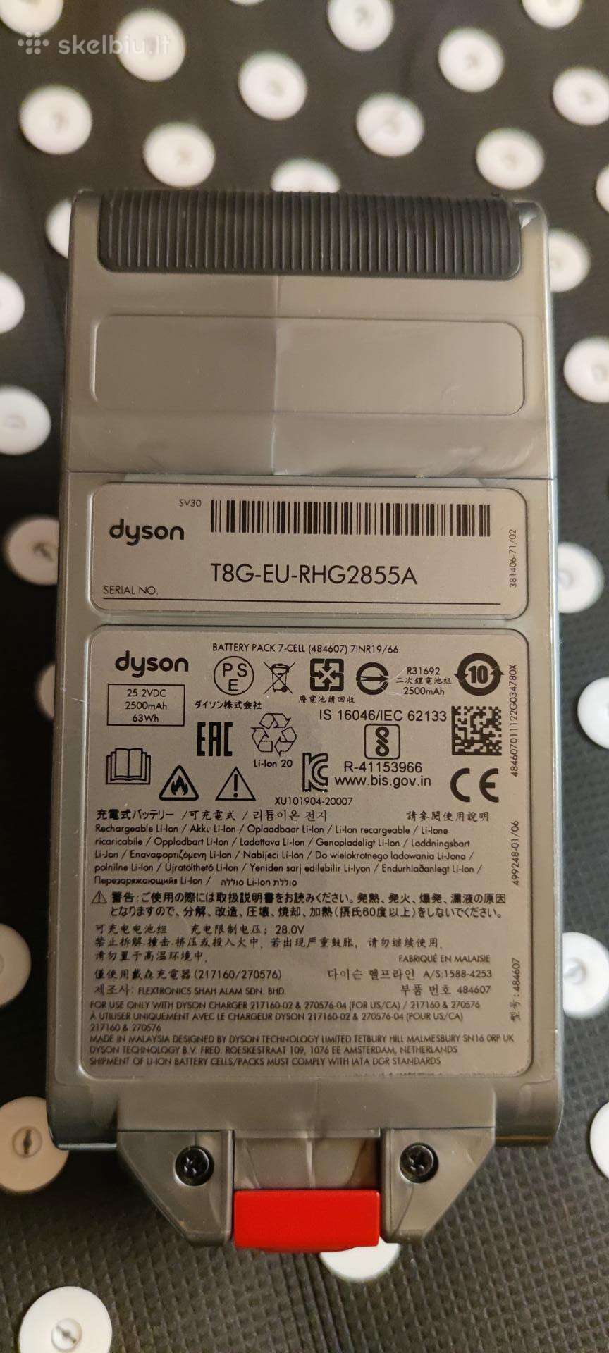 Dyson Sv30 baterijos