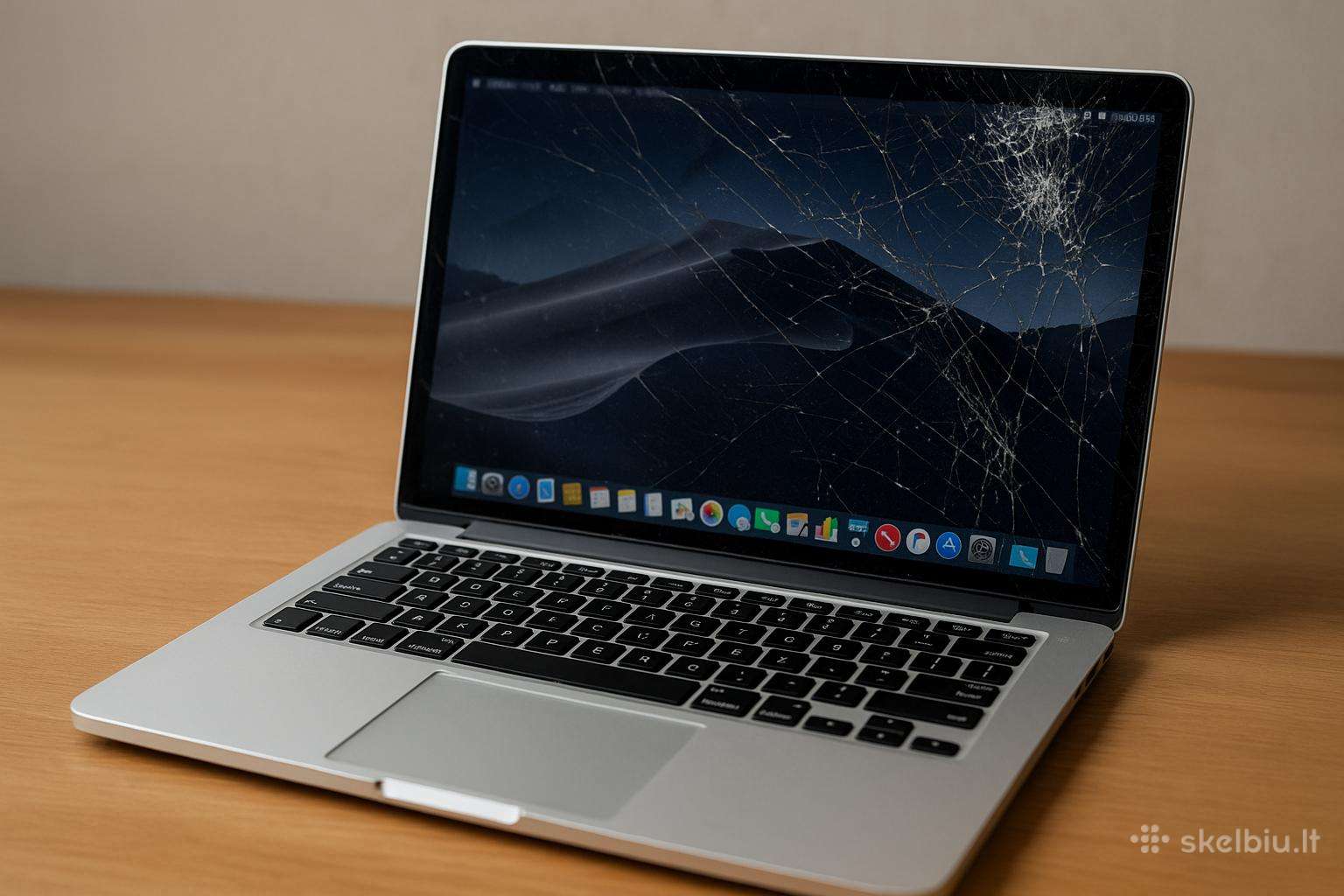 Ieškau MacBook Pro nuo 2020 m. su defektais