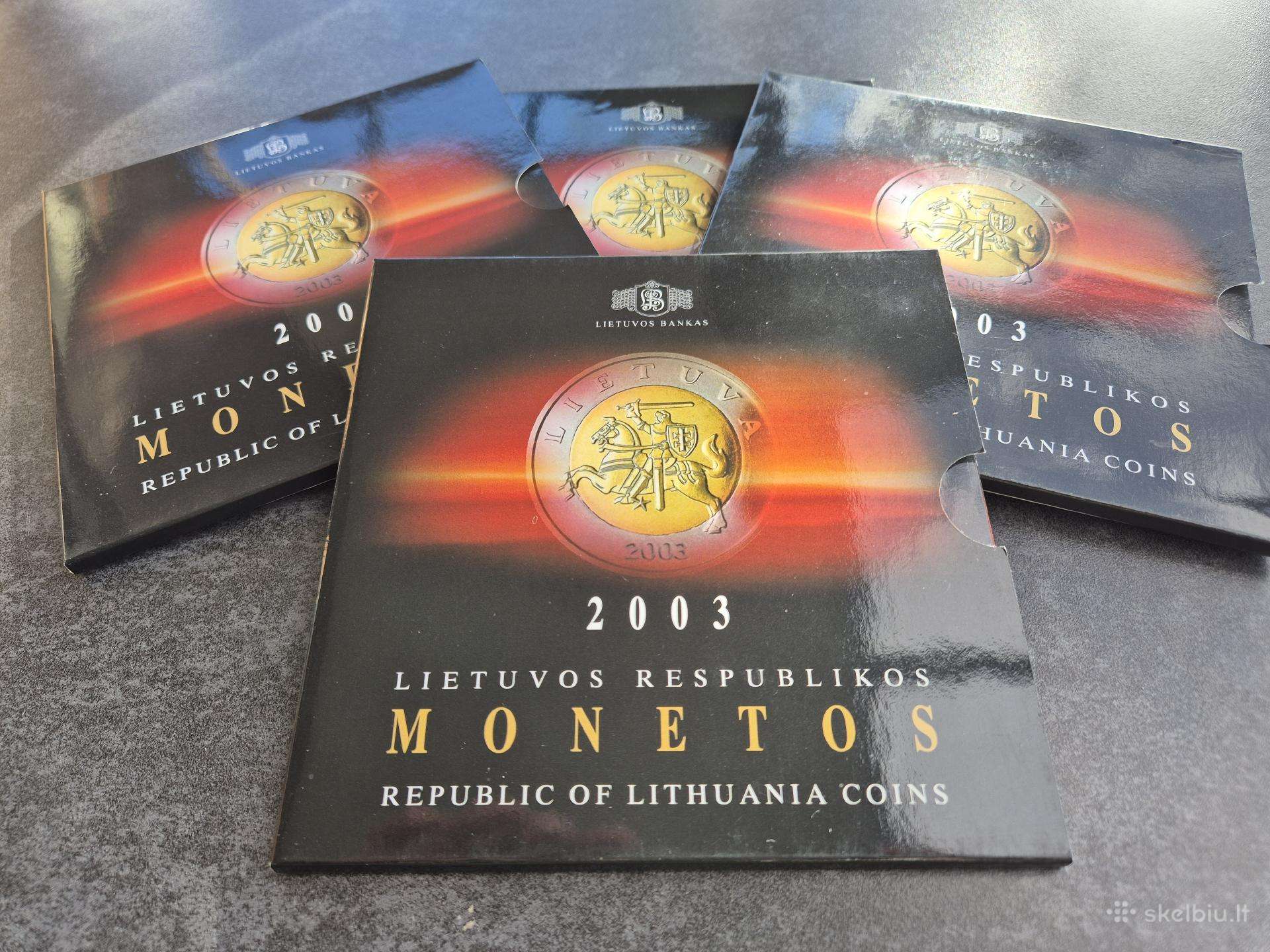 2003 Lietuva - Apyvartinių monetų rinkinys