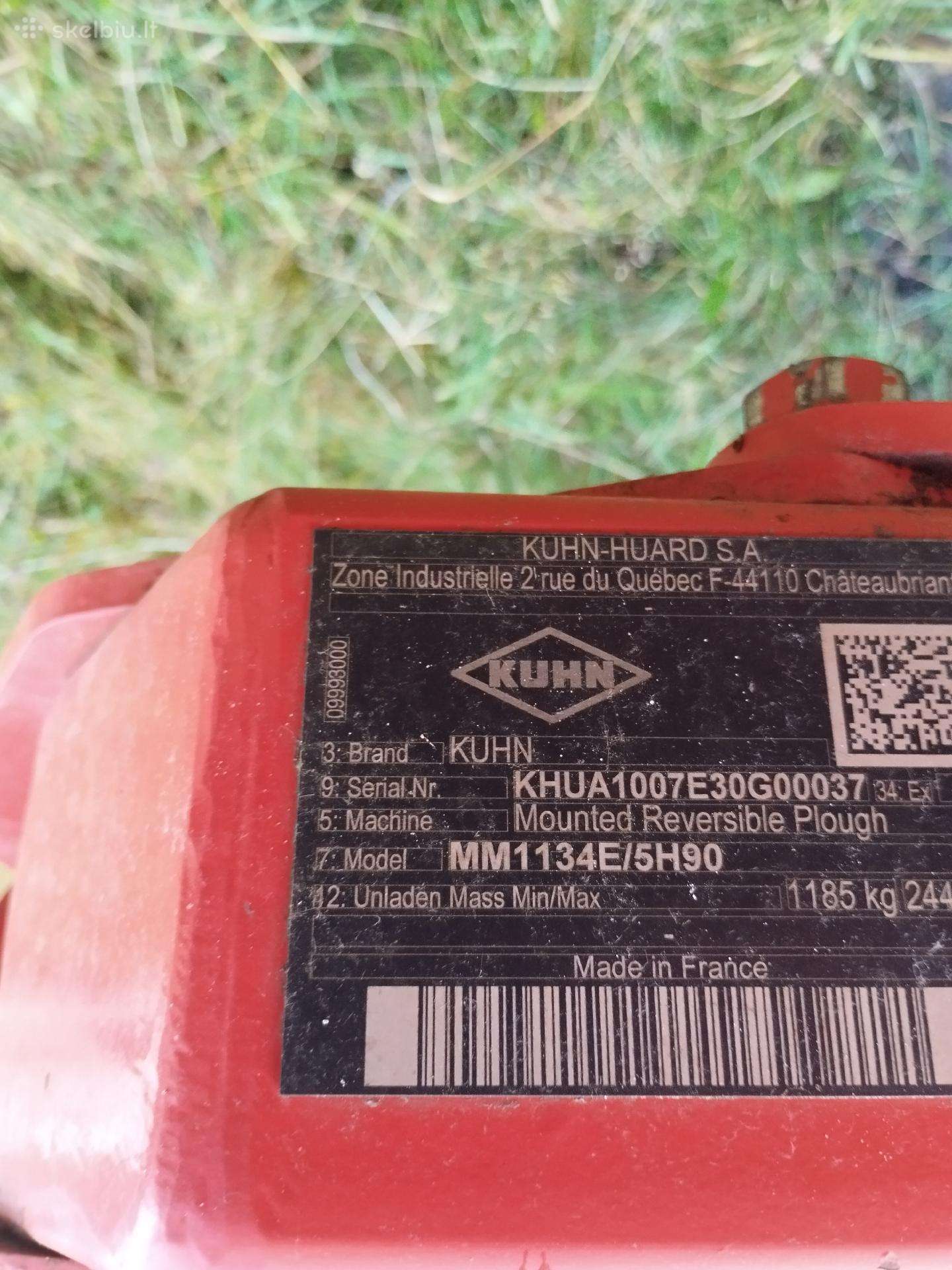 Kuhn Multimaster 113, plūgai
