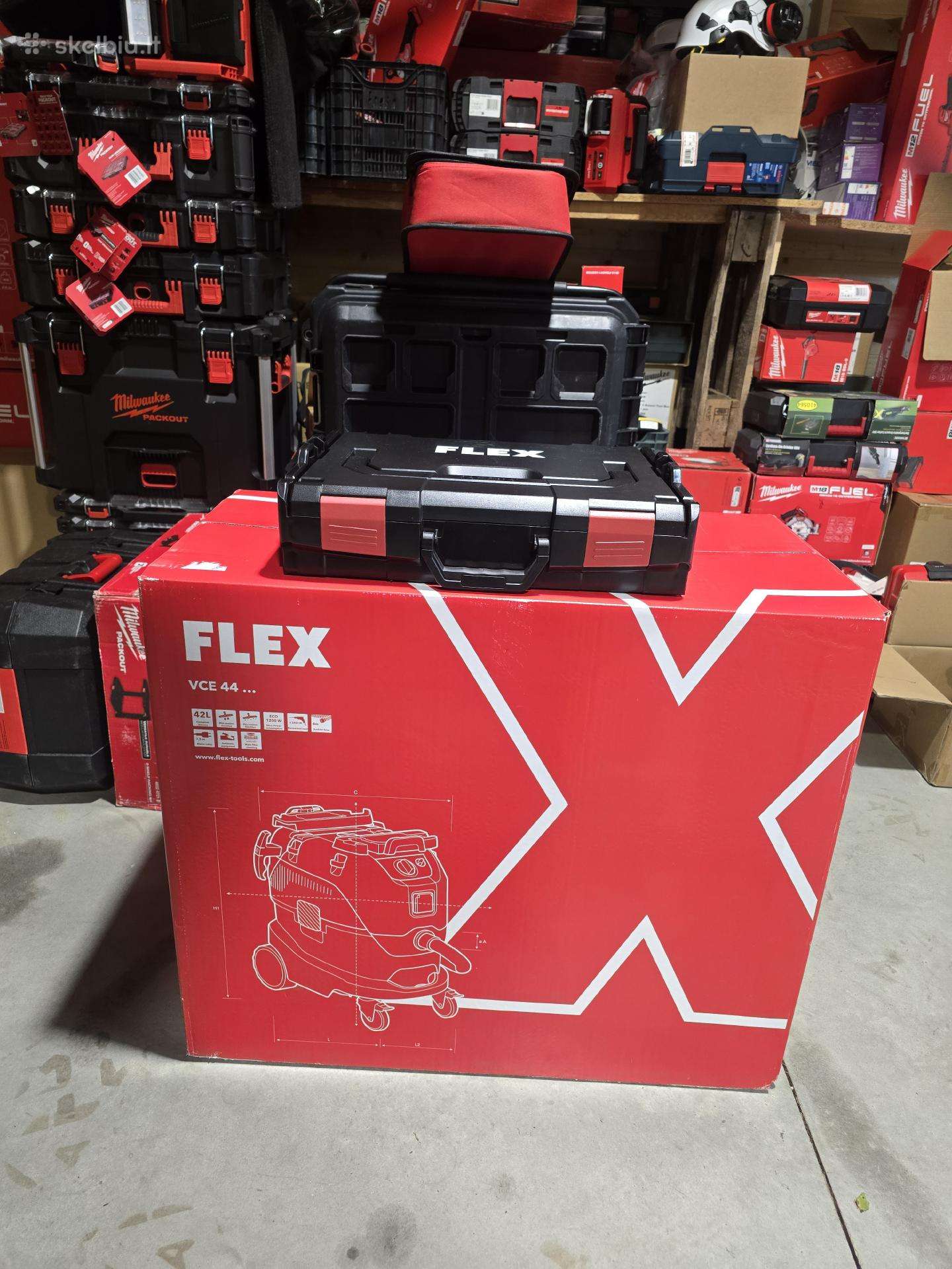 Flex Vce 44 L Ac dulkių siurblys – galingas ir pat
