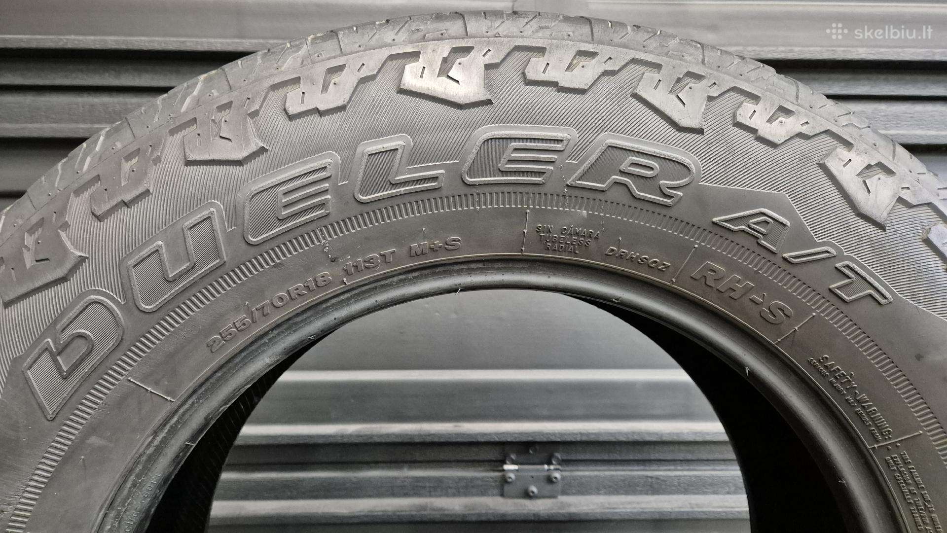 Bridgestone, universalios 255/70 R18