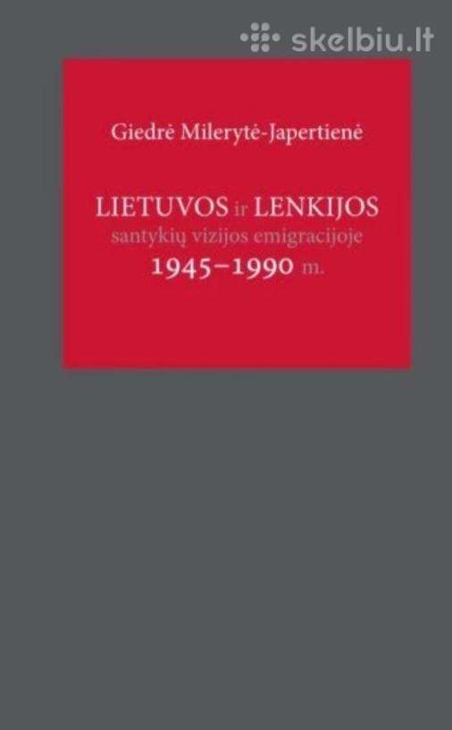 Lietuvos ir Lenkijos santykių vizijos emigracijoje