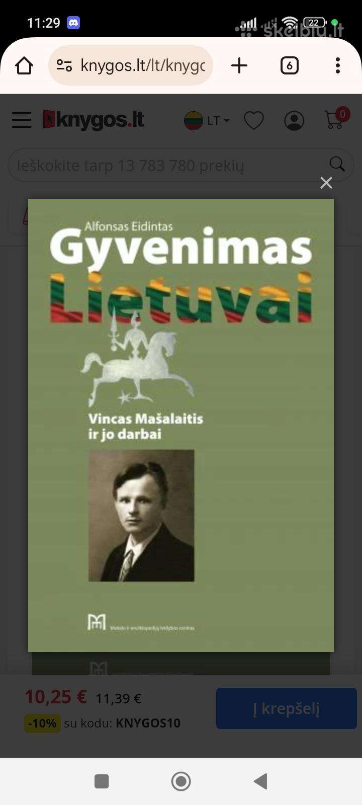 Gyvenimas Lietuvai. Vincas Mašalaitis ir jo darbai