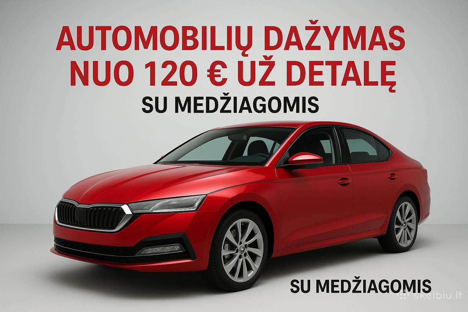 Automobiliu-/auto dažymas kėbulo remontas Vilnius