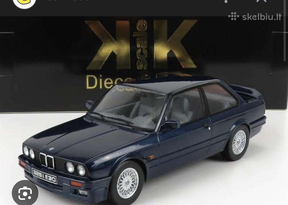 Kolekciniai modeliukai-bmw 3serijos E30