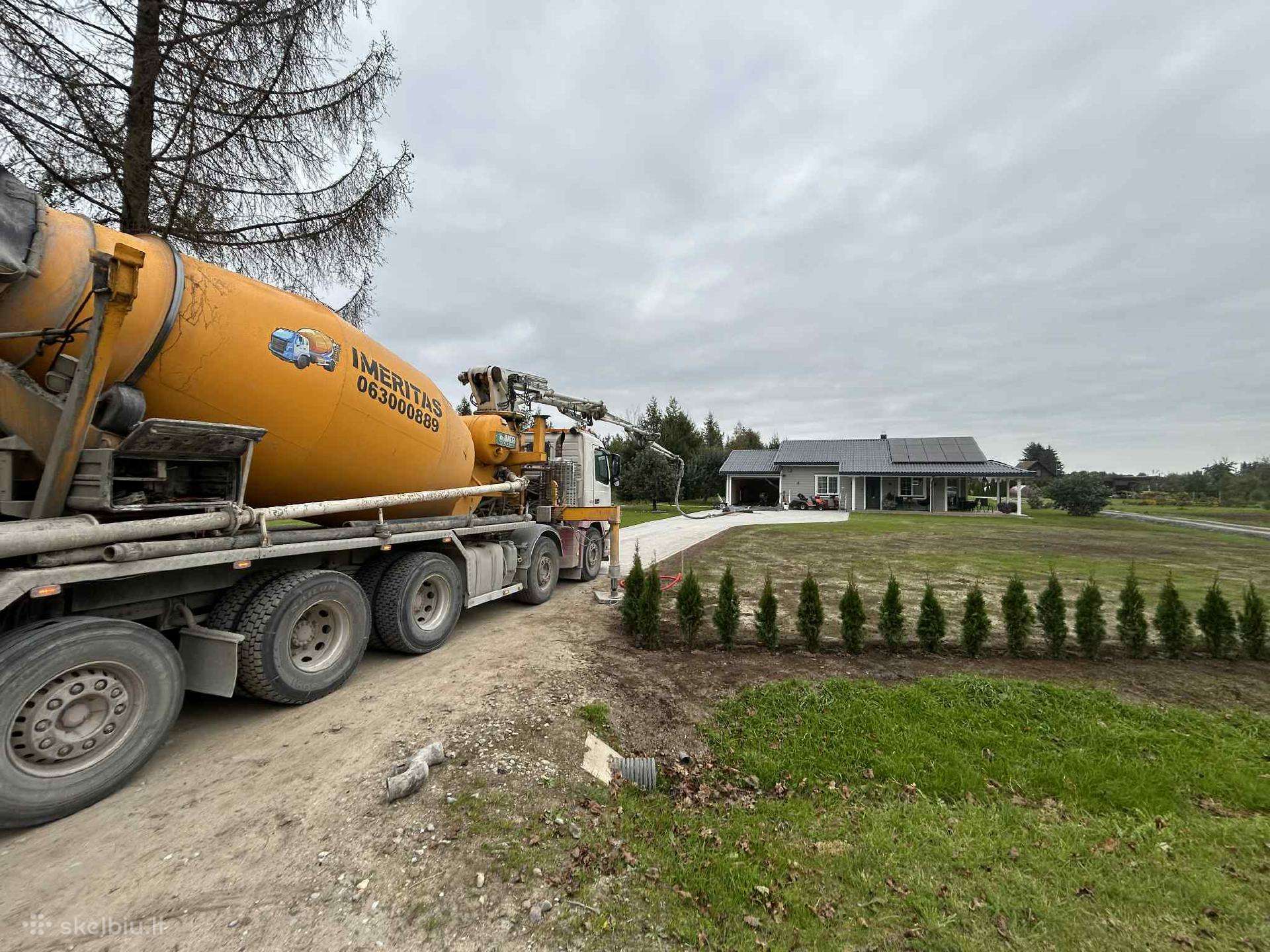 Betono siurblys pompa 7m3 Klaipeda