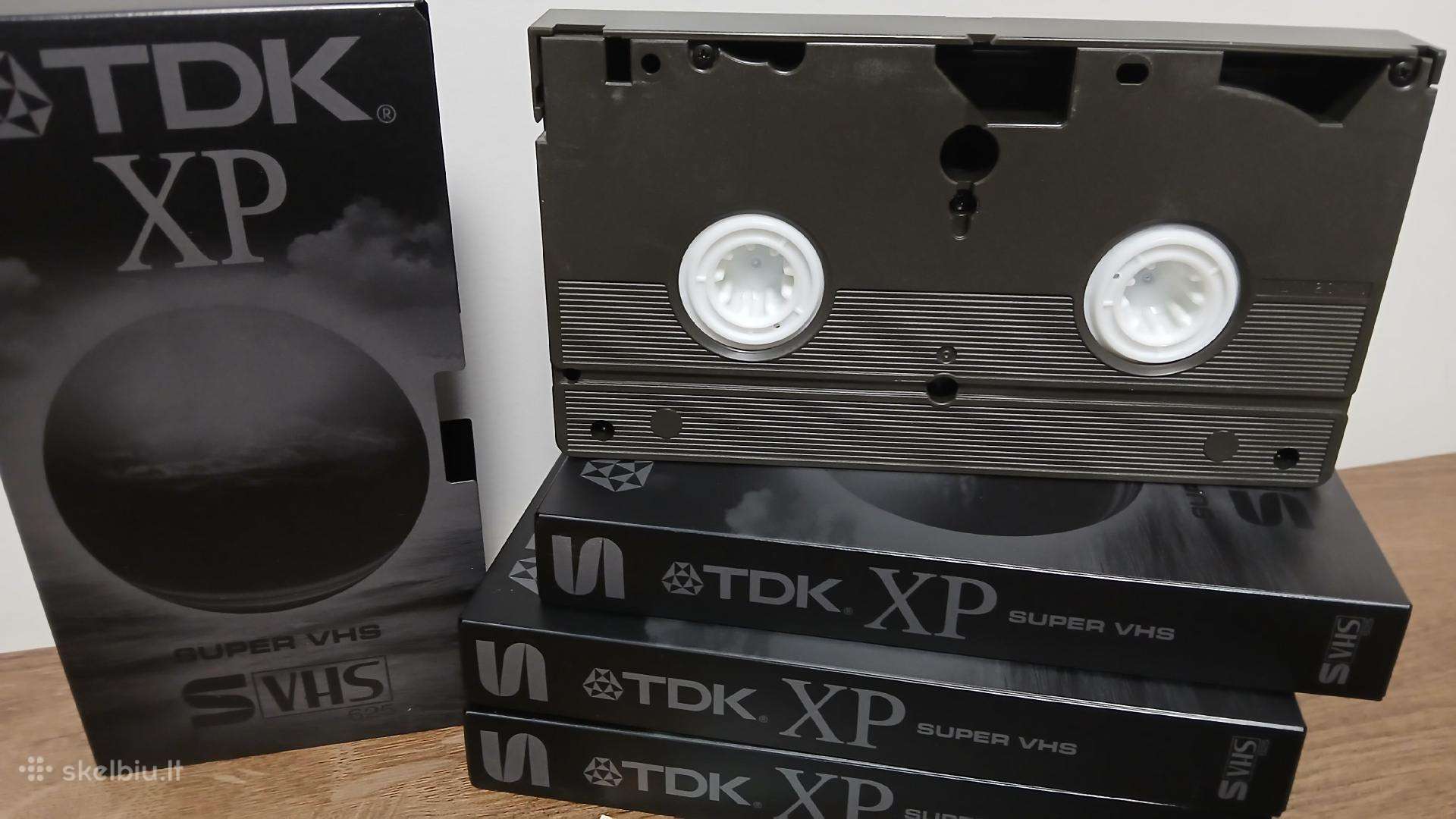 Super Vhs kasetes svhs liko 3 vnt.