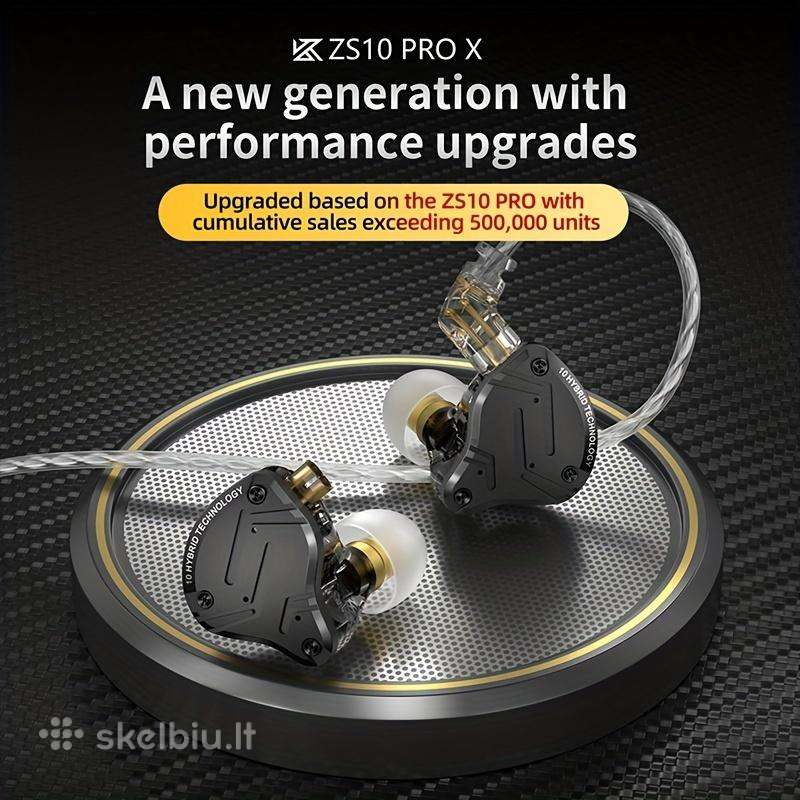Kz Zs10 Pro X ausinės