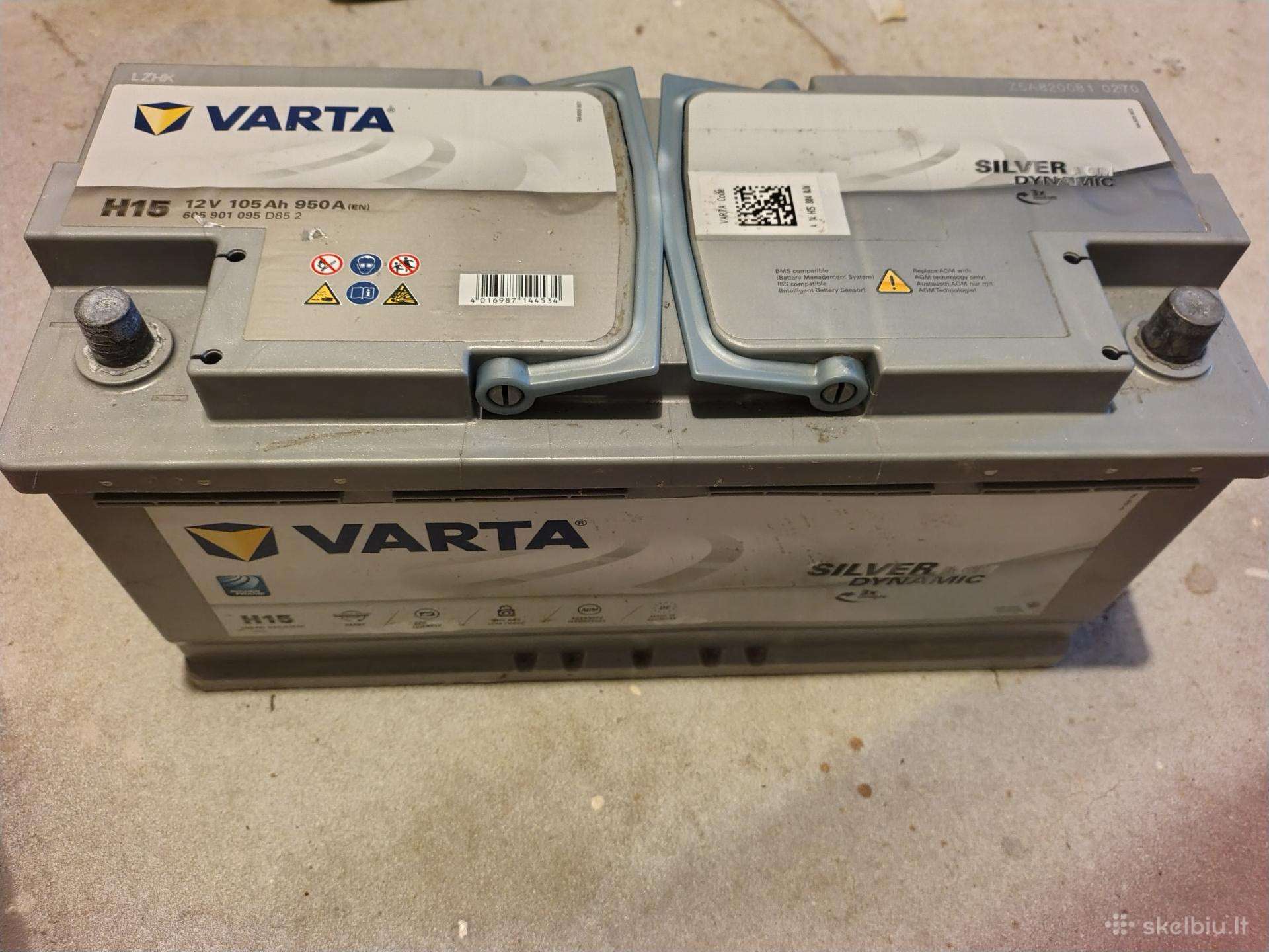 Varta Agm Silver 105ah 950a