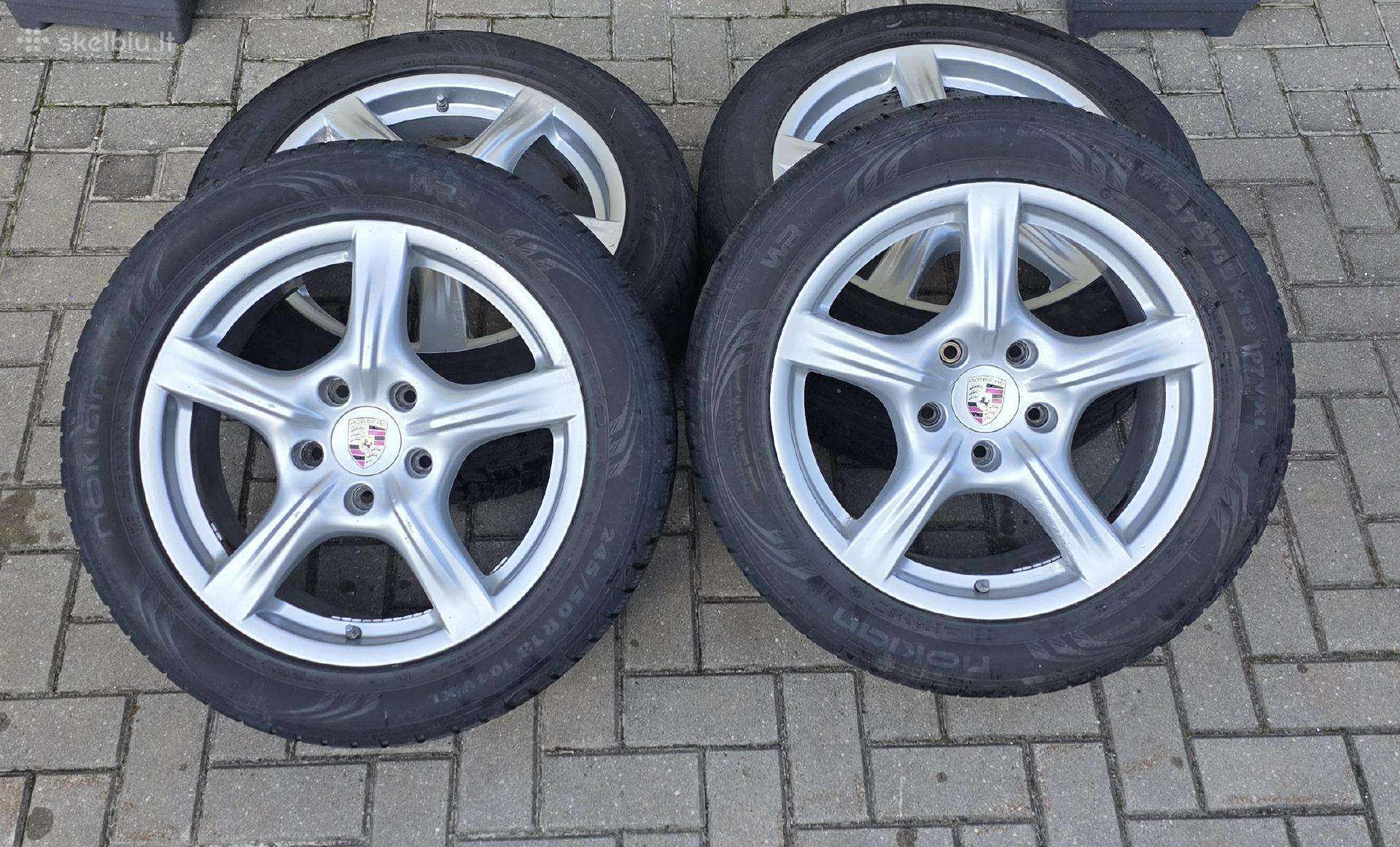 Porsche zieminiu ratu padangu komplektas