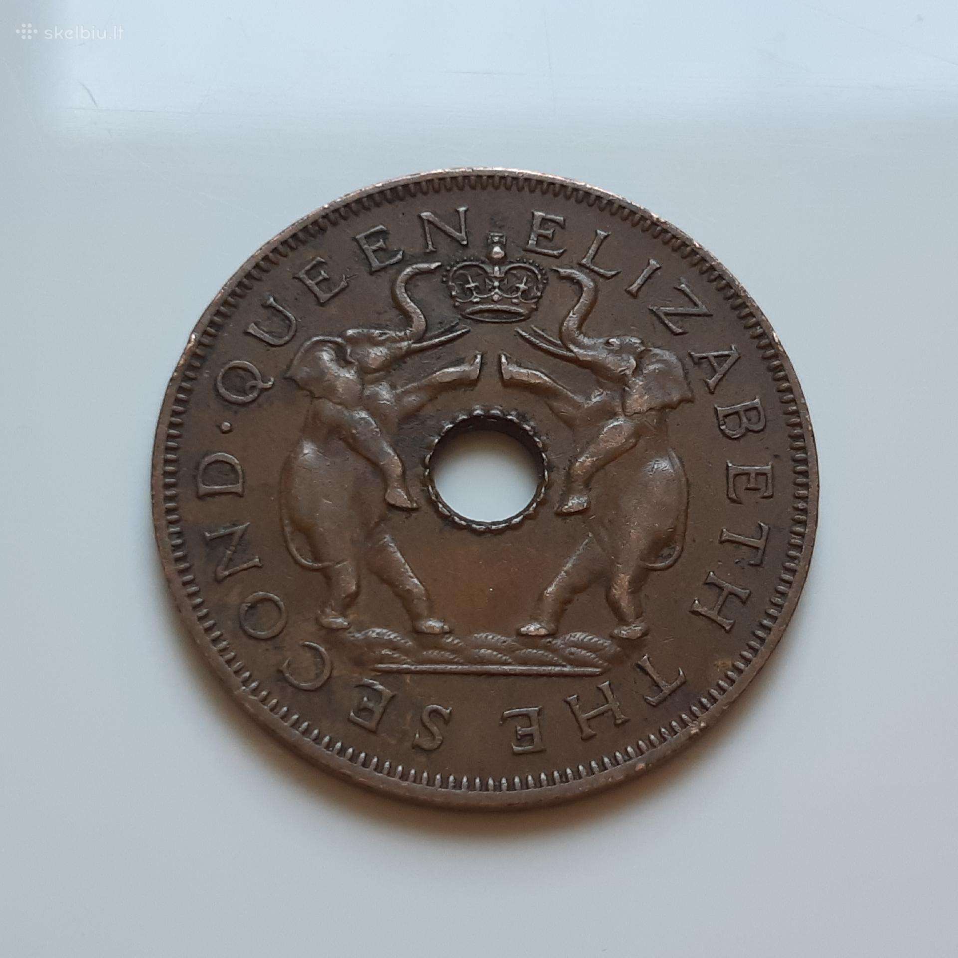 Rodezija ir Njasalendas 1 pensas 1956