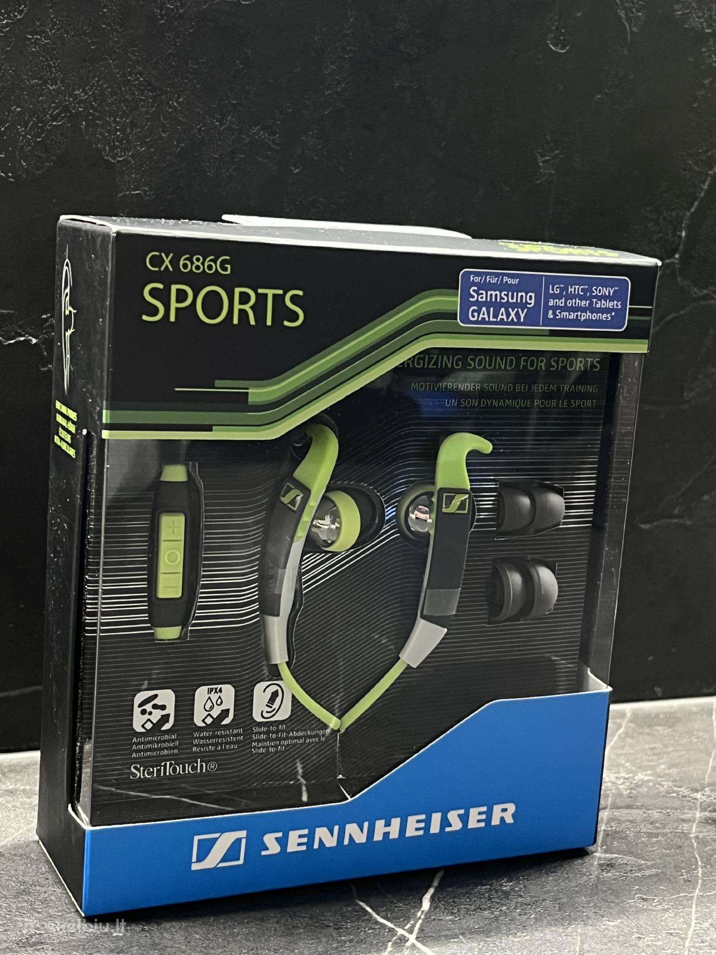 Sennheiser CX 686g Sports ausinės – naujos