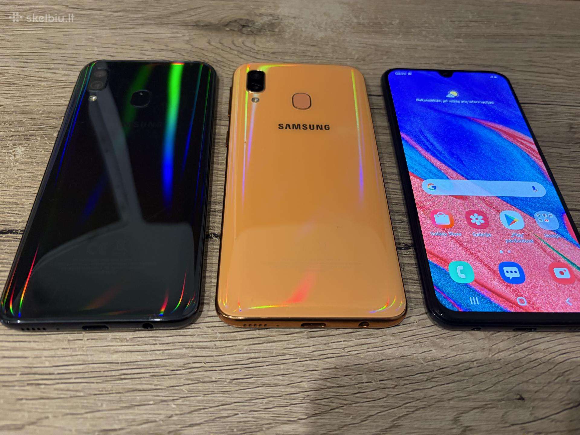 Samsung A40 64 GB ir kita A Serija.
