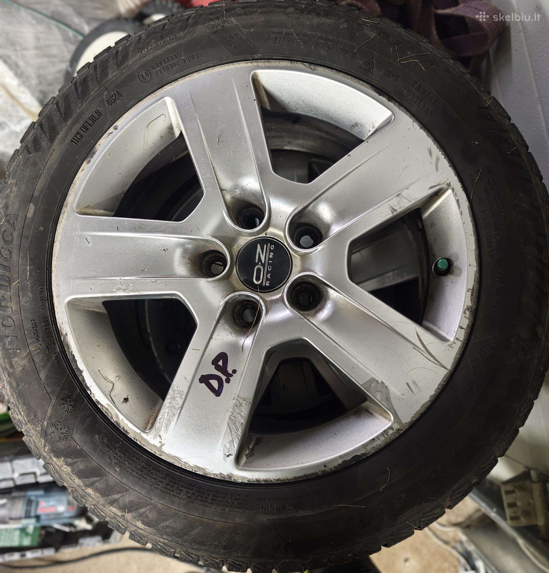 Ratlankiai su žieminėm padangom 5x112 r16, 205/55