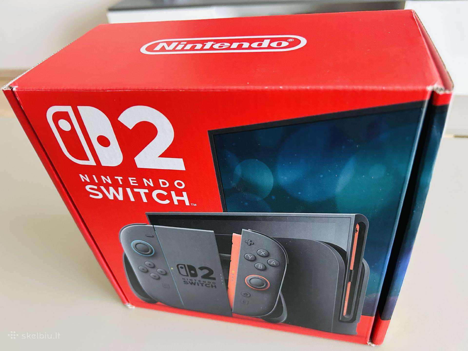 Nintendo Switch 2 + Dėklas + Žaidimai