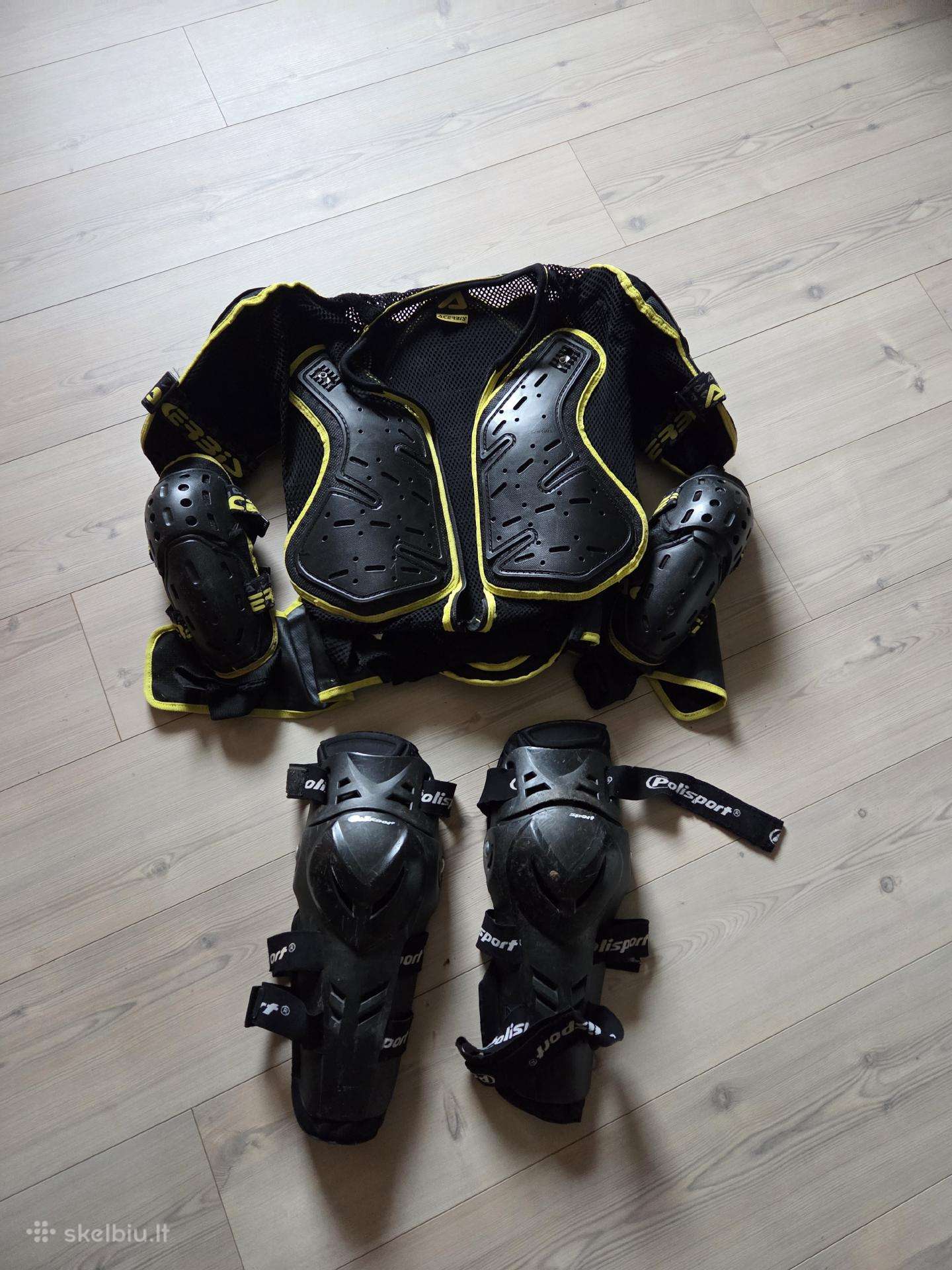 Acerbis enduro sarvai ir kelio apsaugos