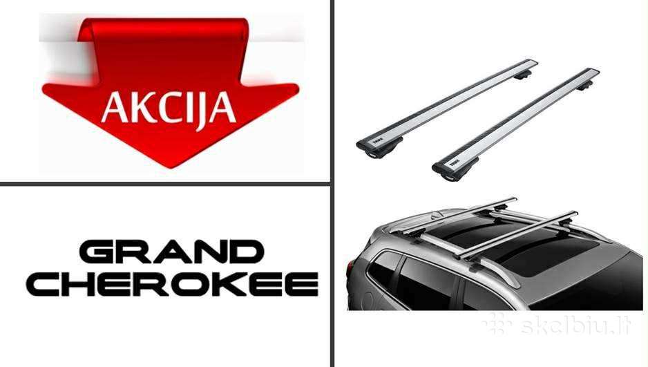 Stogo skersiniai Jeep Cherokee ir Jeep Renegade