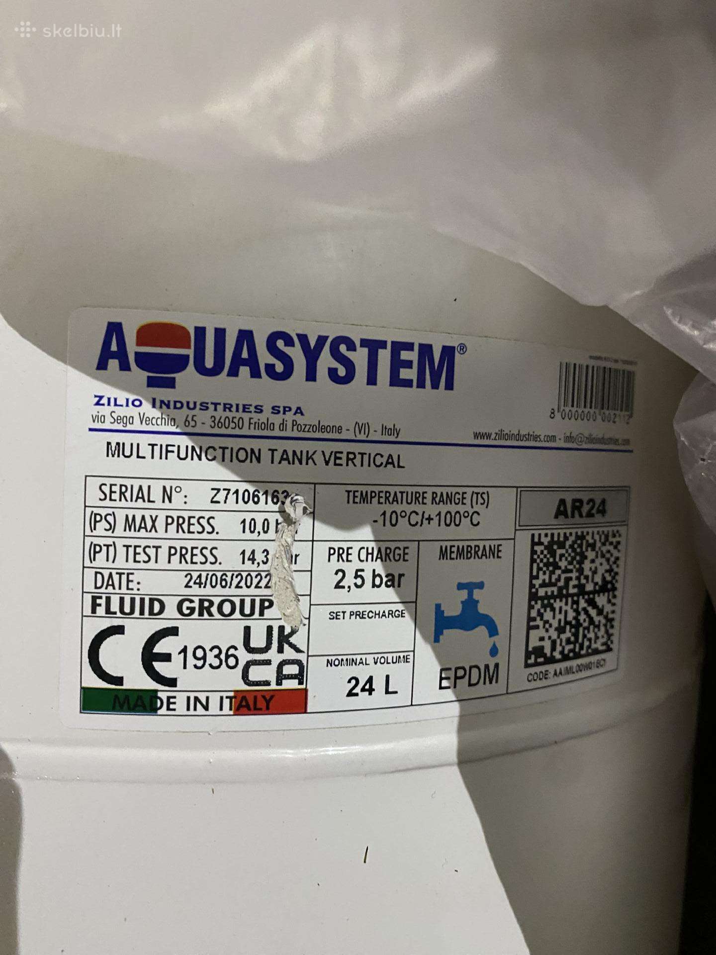Aquasystem Vandens Talpykla