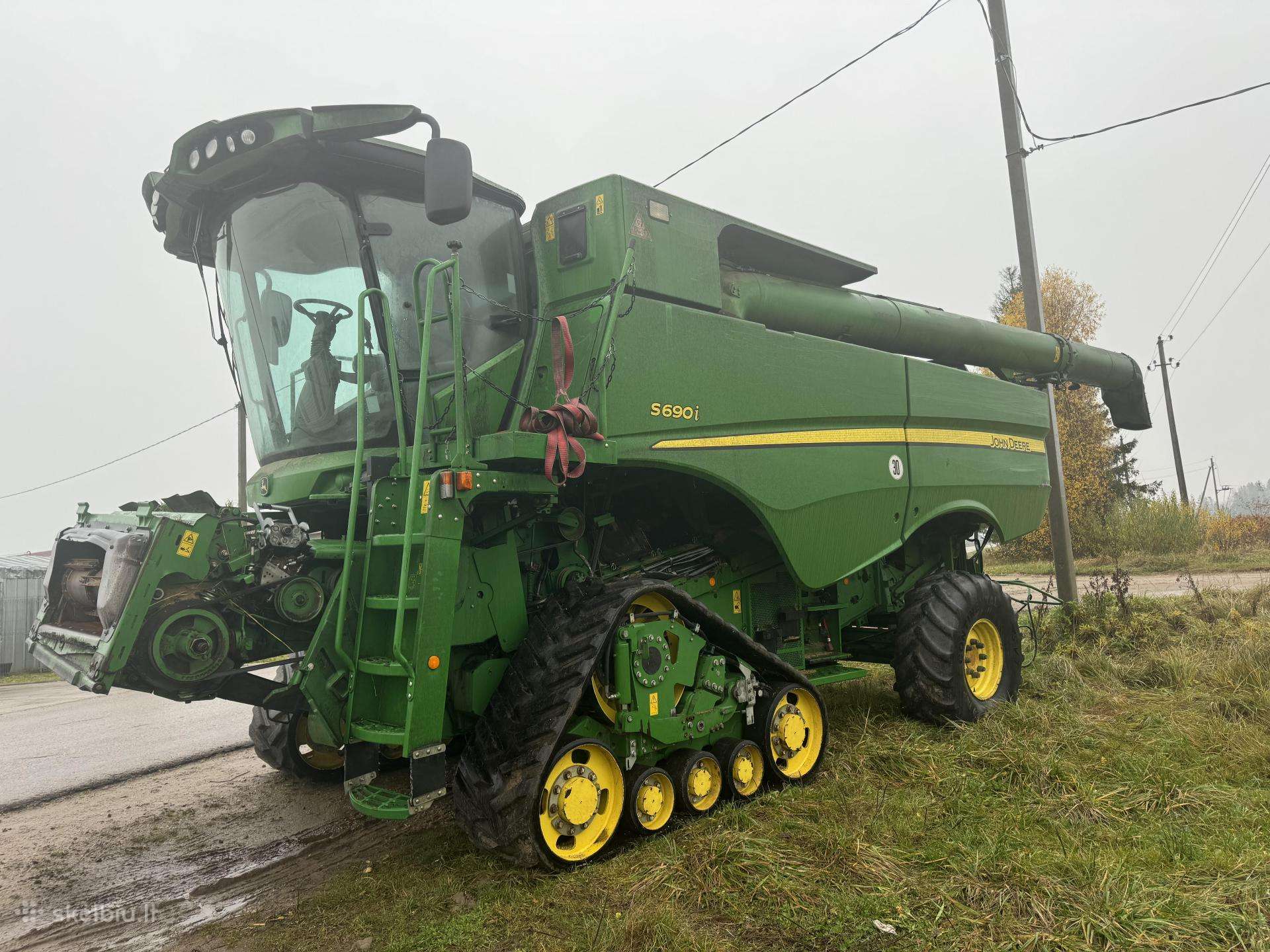 John Deere S690TT, комбайны